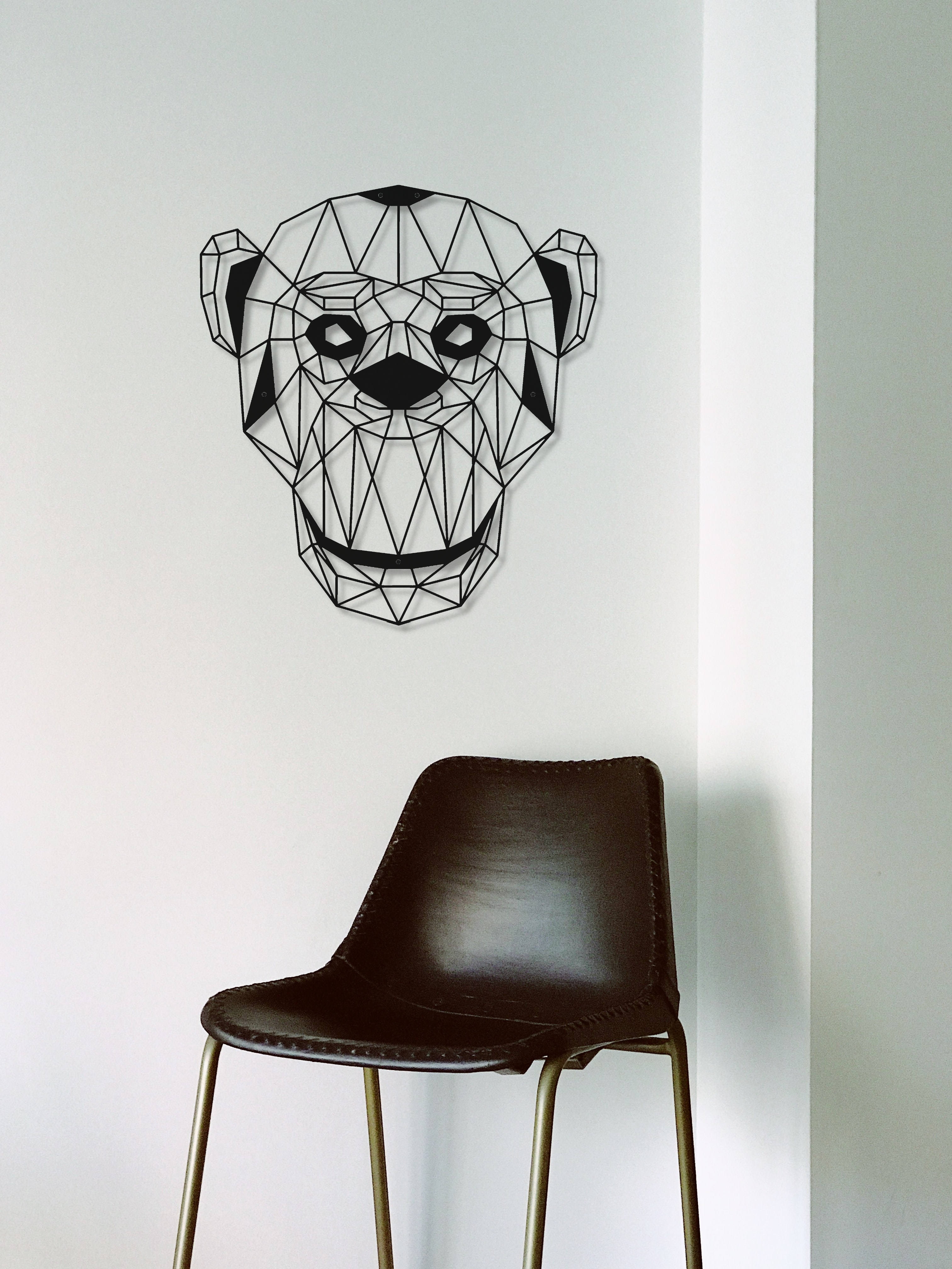 ・"Monkey"・Premium Metal Wall Art - Limited Edition