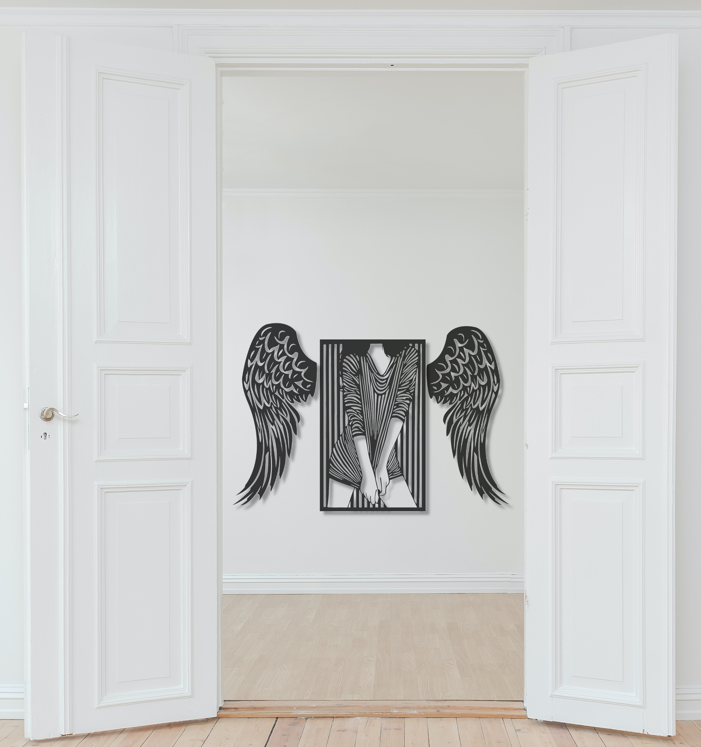 ・"Angel Wings Combination"・Premium Metal Wall Art - Limited Edition
