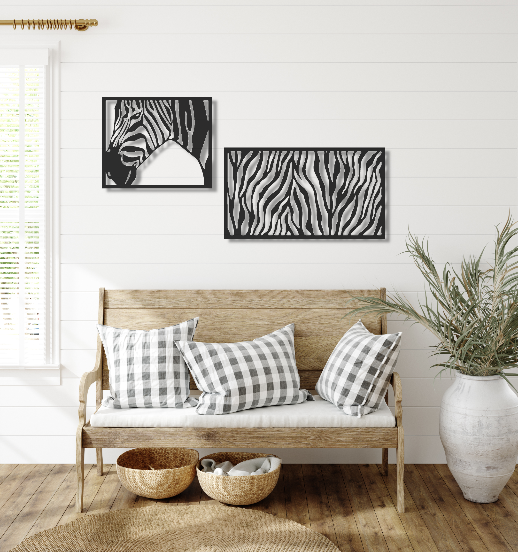 ・"Zebra"・Premium Metal Wall Art - Limited Edition