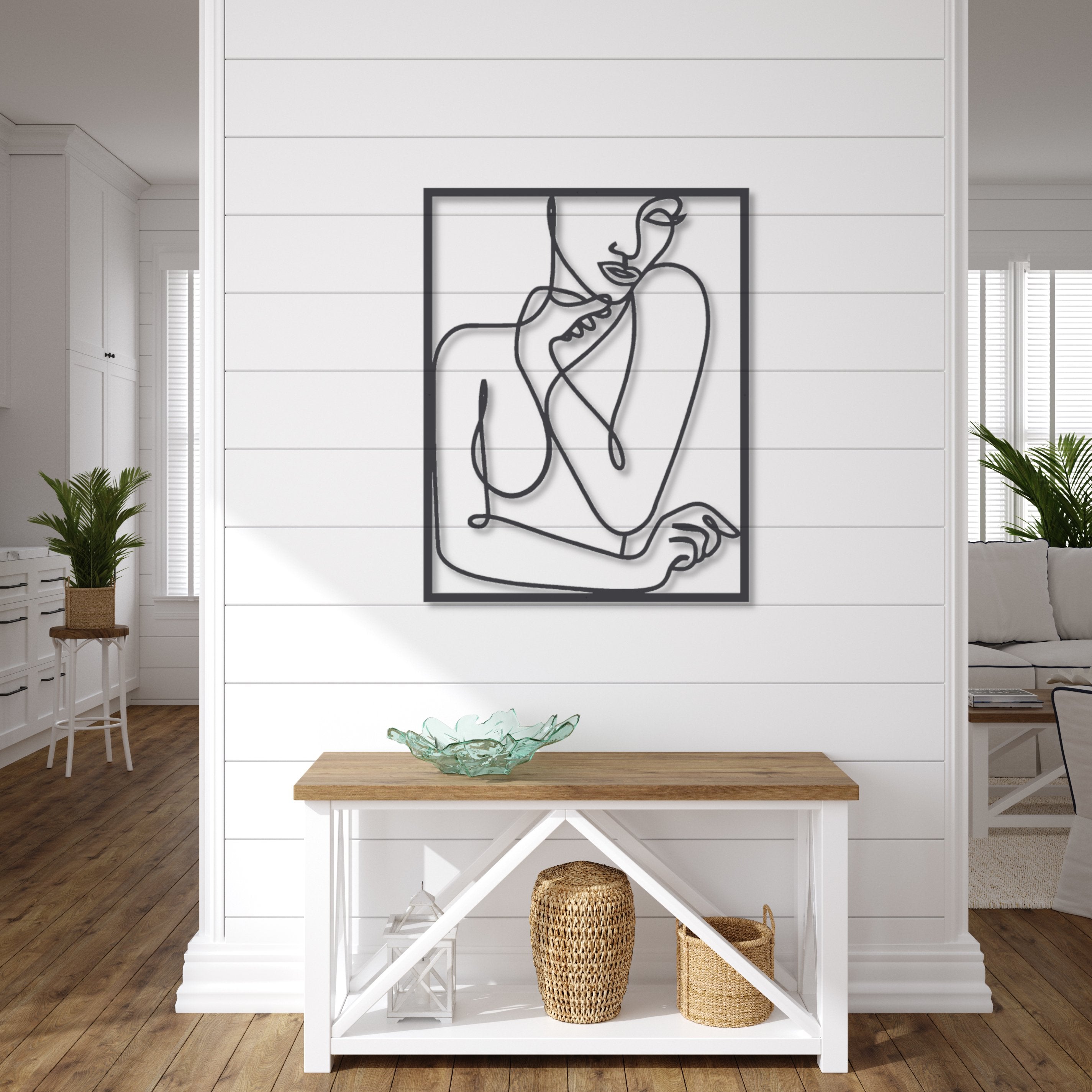 ・"Body Lines v2"・Premium Metal Wall Art - Limited Edition