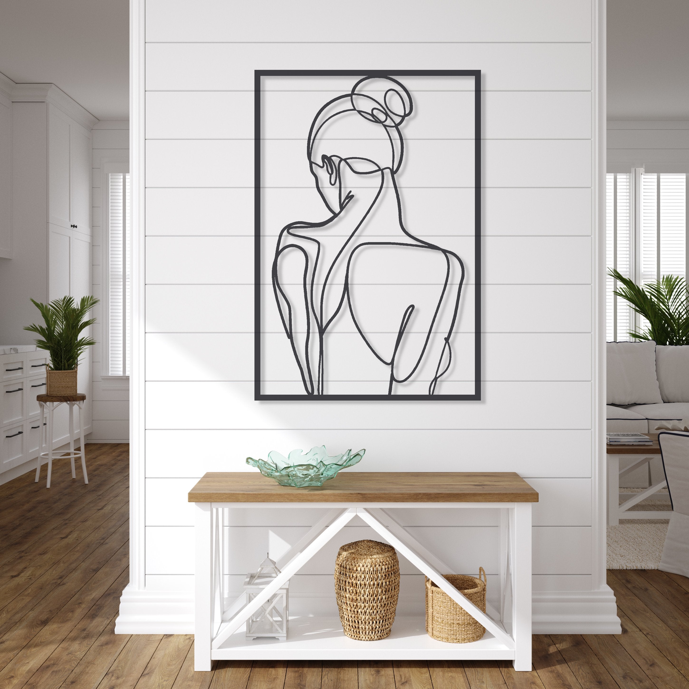 ・"Body Lines v1"・Premium Metal Wall Art - Limited Edition