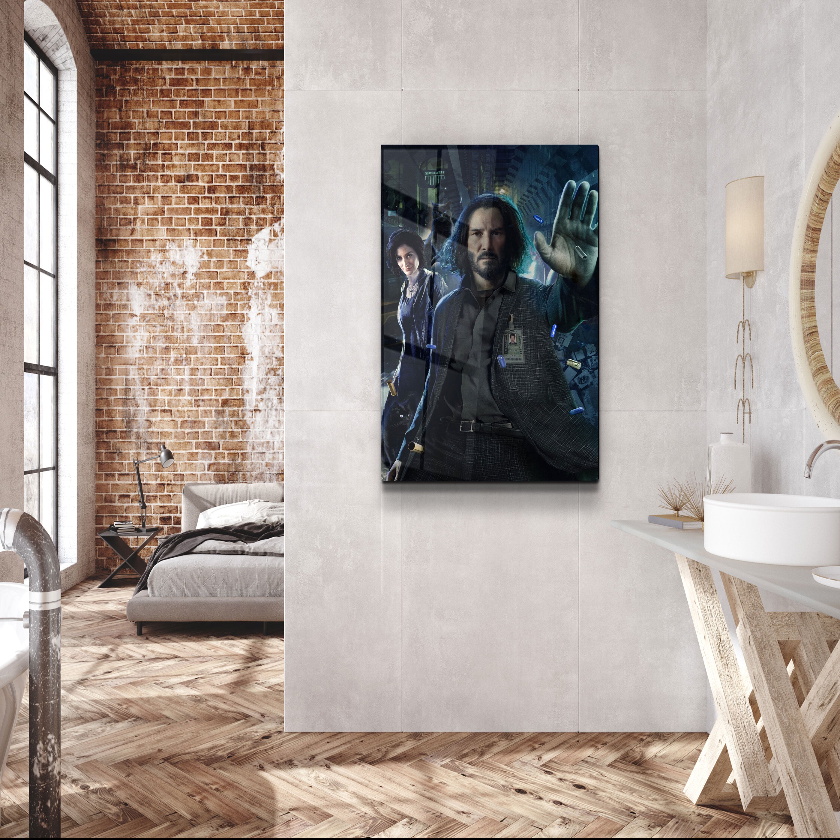 ・"Reborn Of The Matrix 2"・Art mural en verre de la collection Designers