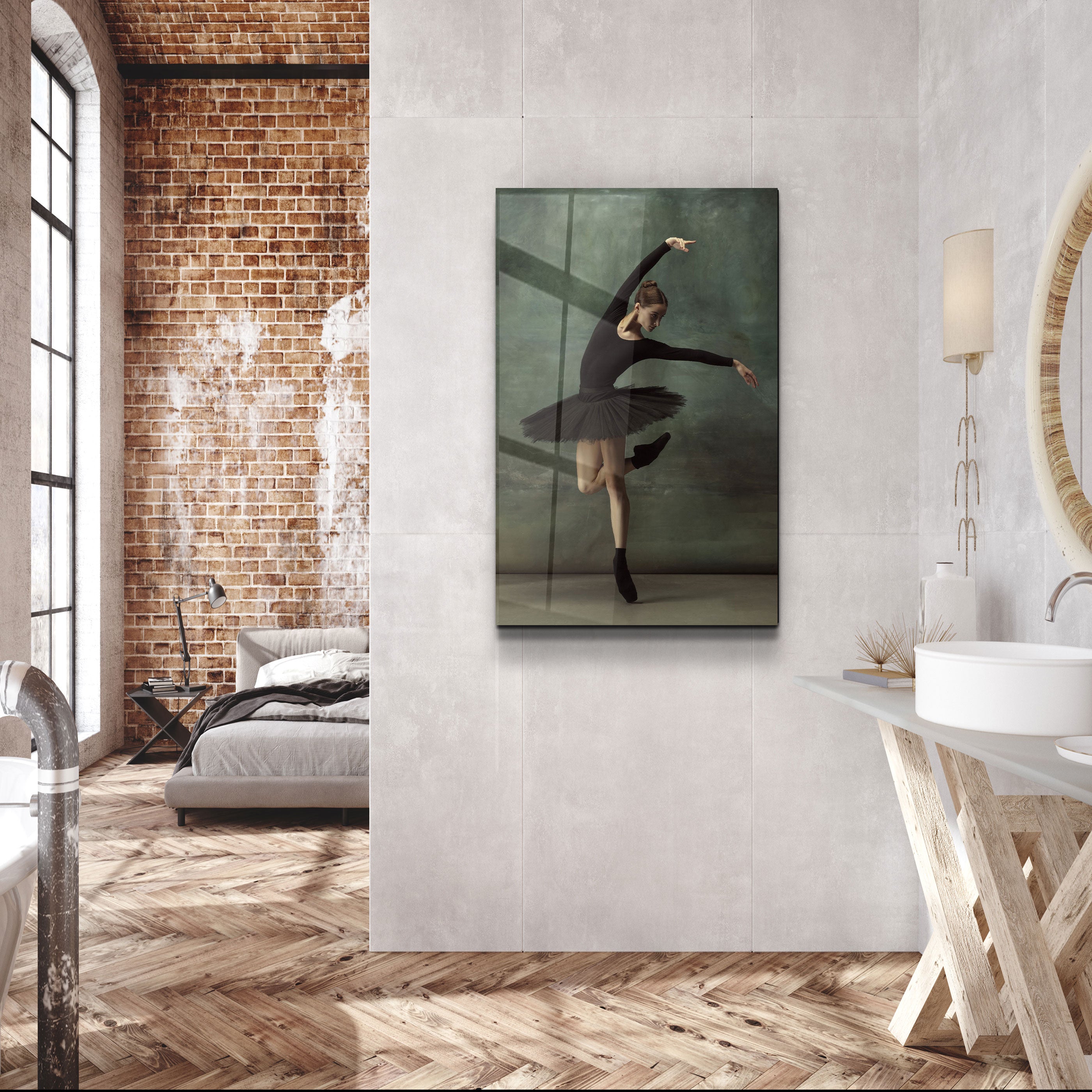 ・"Ballerine V2"・Art mural en verre