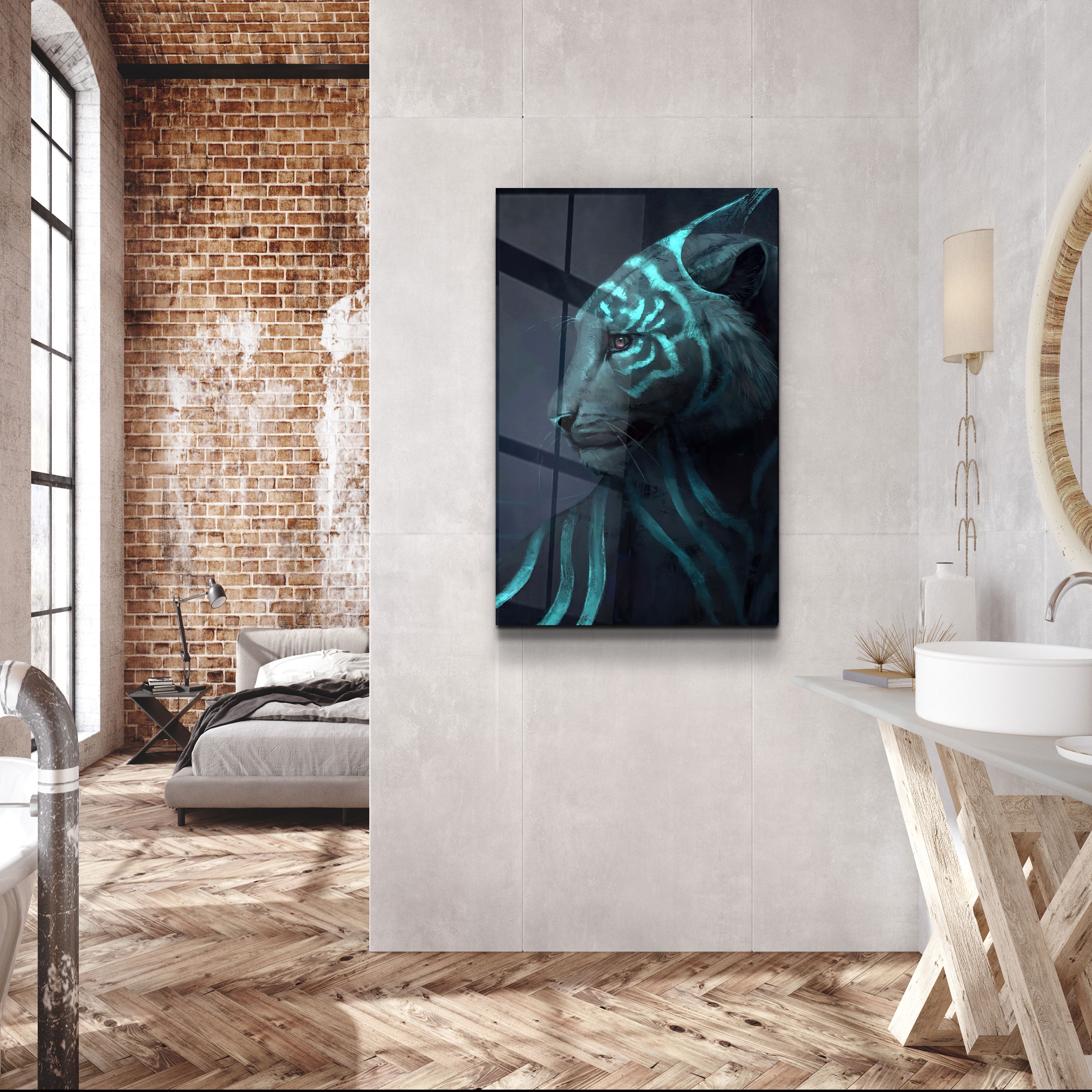 ・"Tigre"・ART MURAL EN VERRE