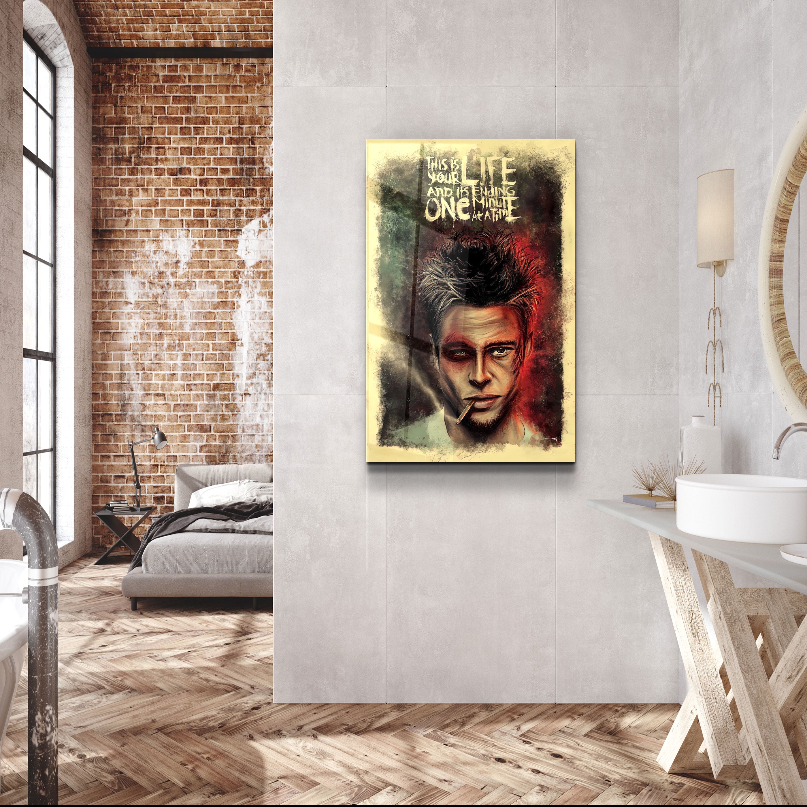 ・"Fight Club V1"・GLASS WALL ART