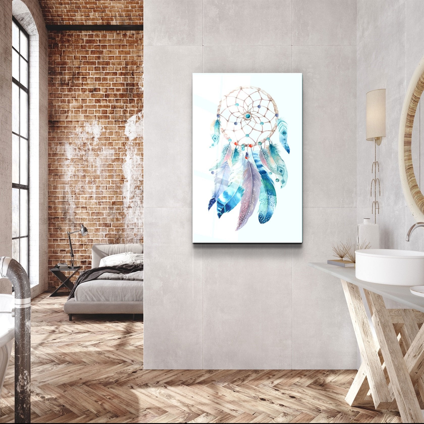 ・"DreamCatcher"・Glass Wall Art