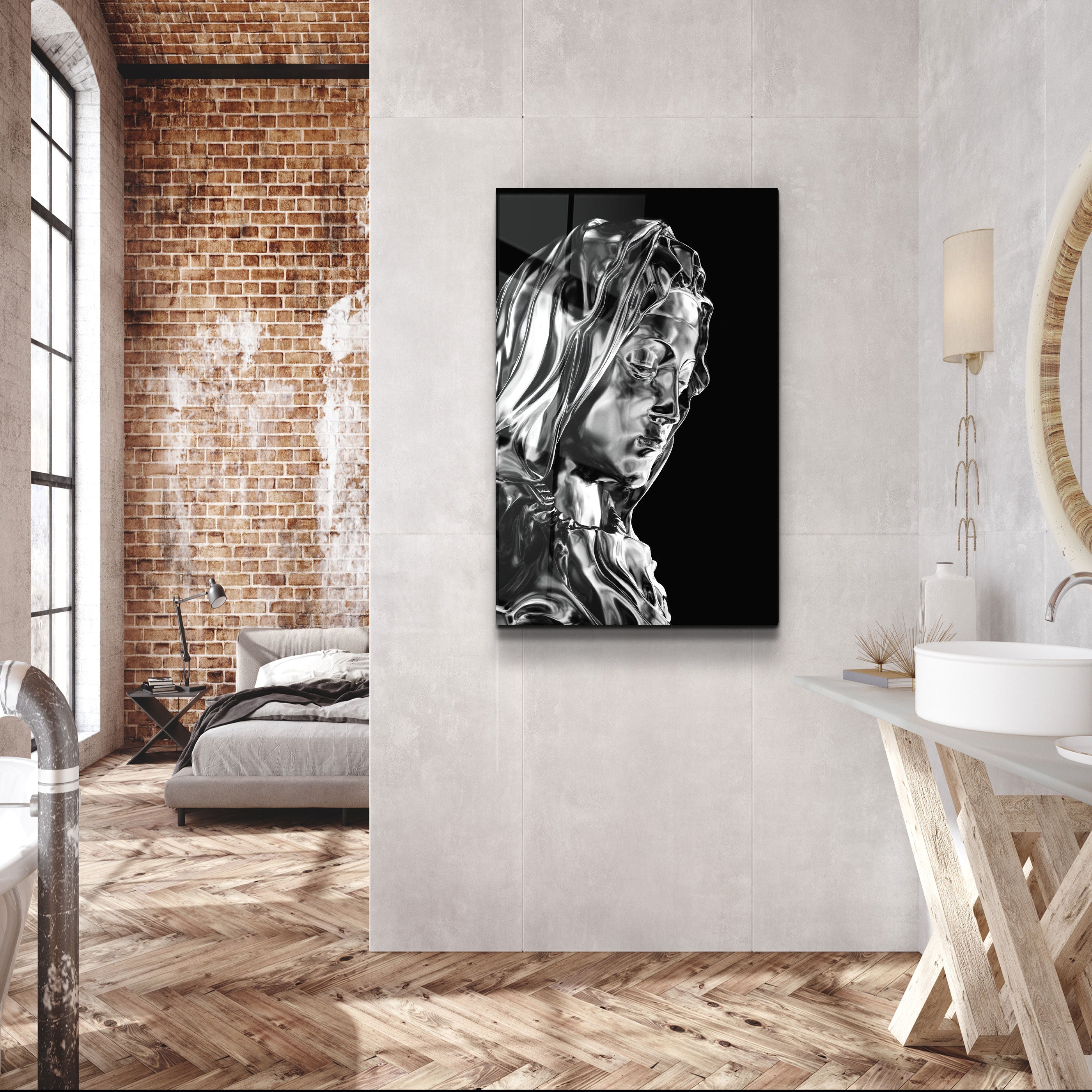 ・"Mariam"・Art mural en verre de la collection du designer