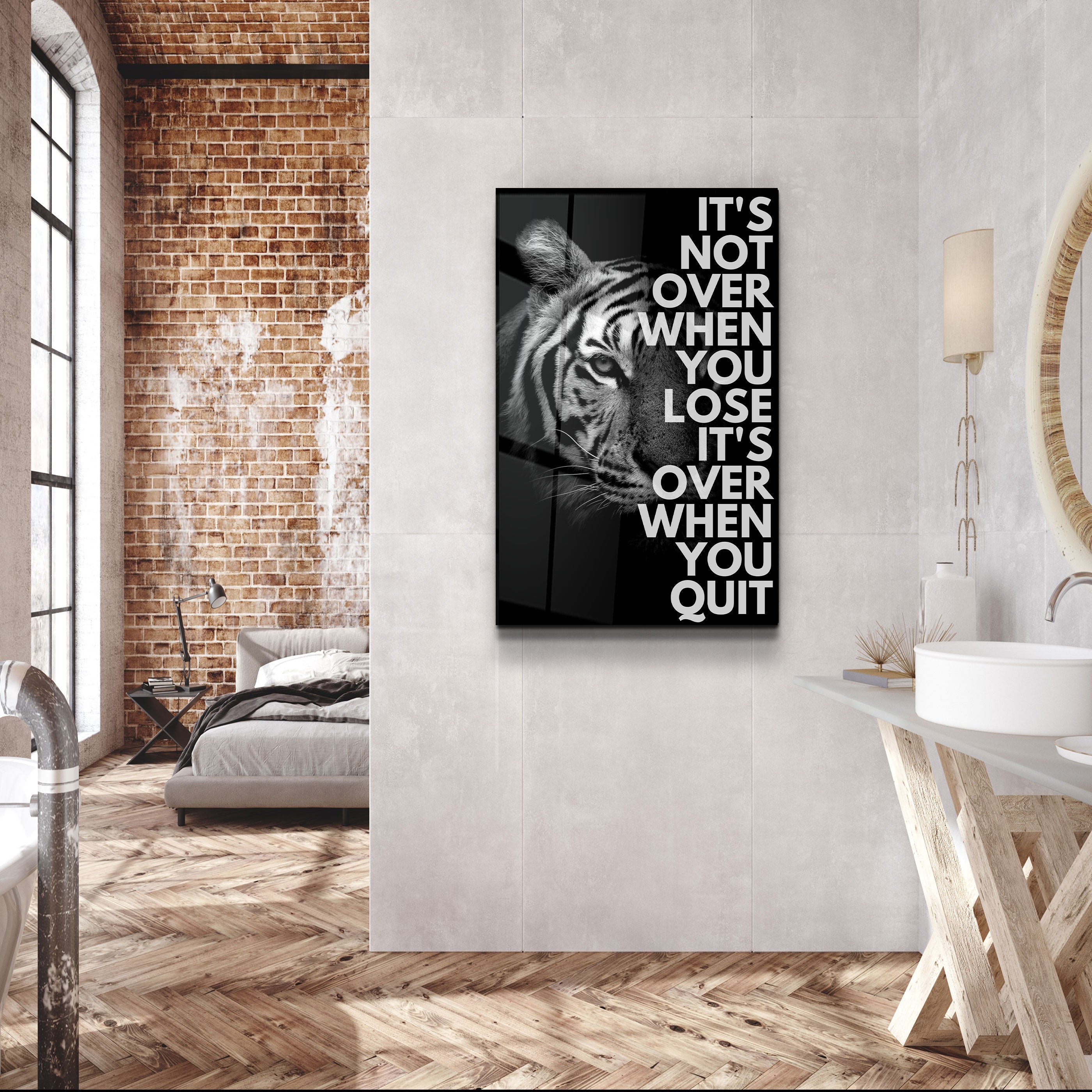 It is Not Over | Designers Collection Glass Wall Art