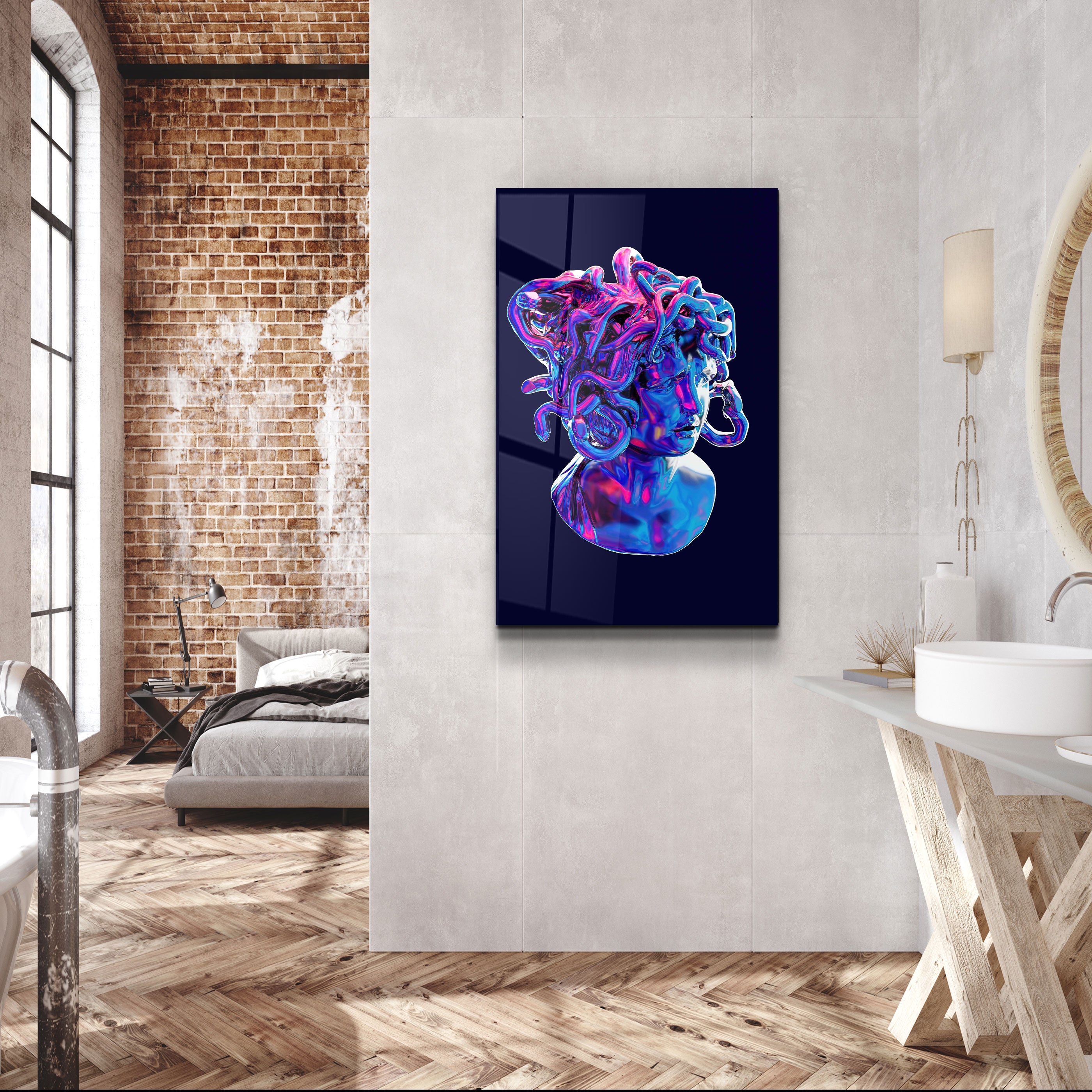 Medusa | Designers Collection Glass Wall Art