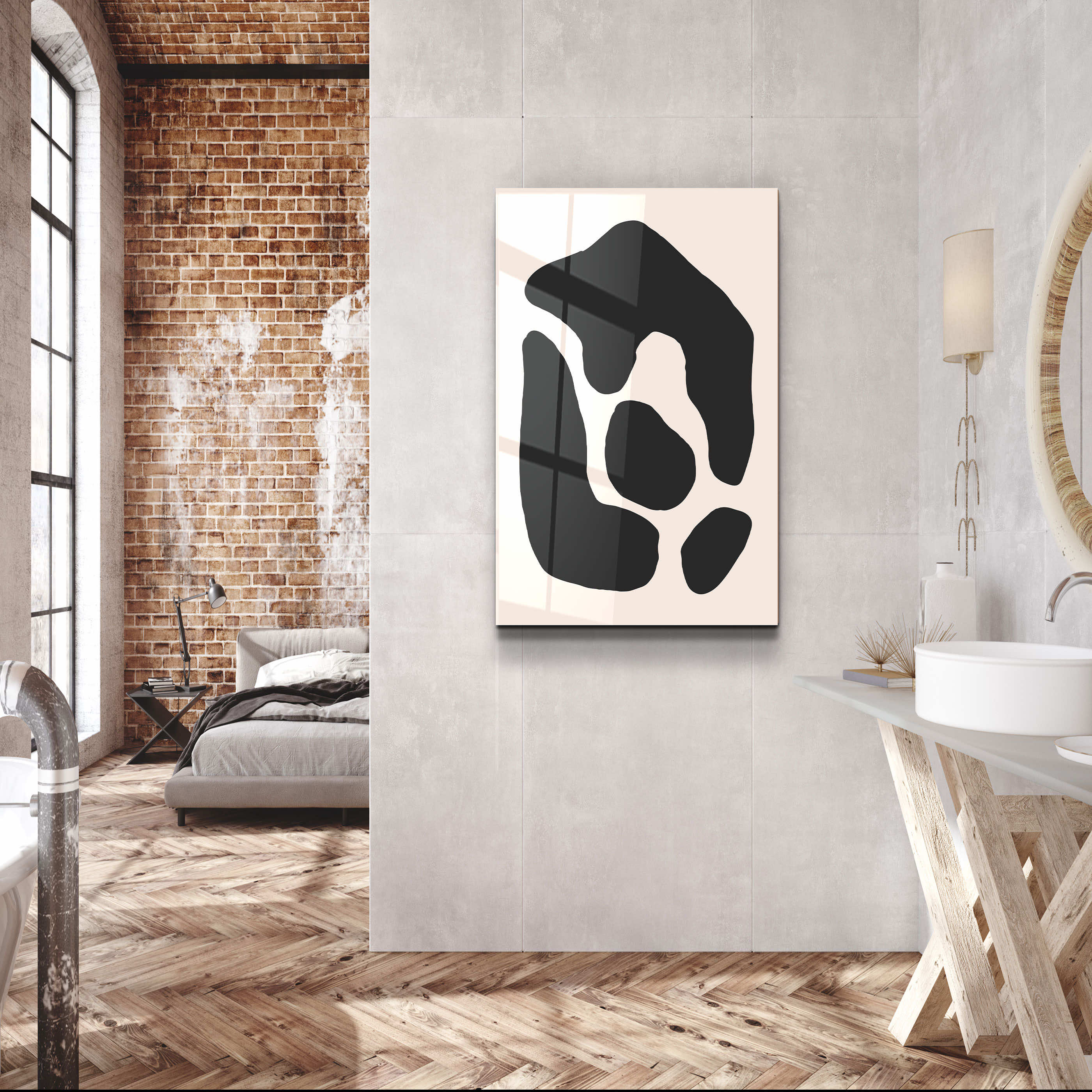 ・"Scandinave V3"・Art mural en verre