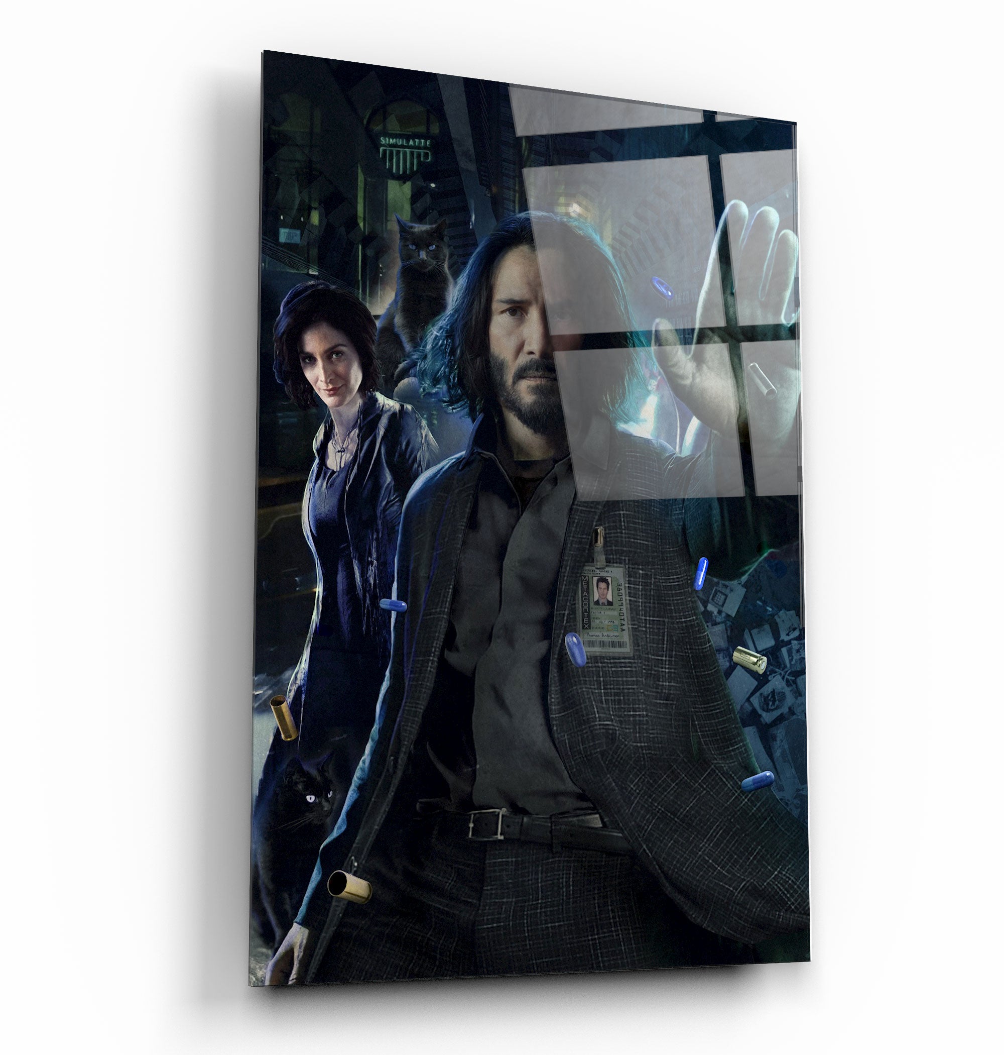 ・"Reborn Of The Matrix 2"・Designers Collection Glass Wall Art