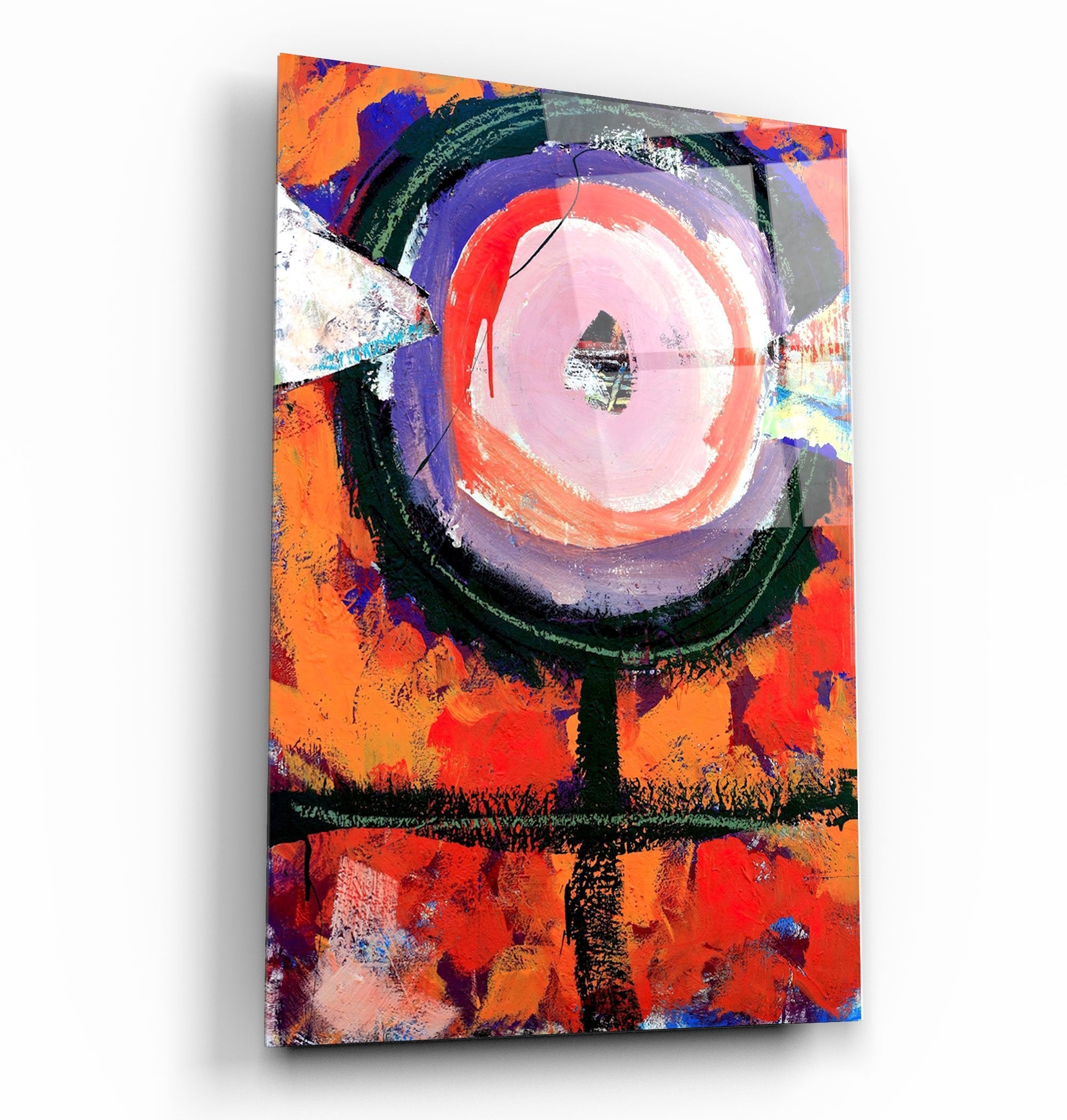 ・"Abstract Eye"・Glass Wall Art