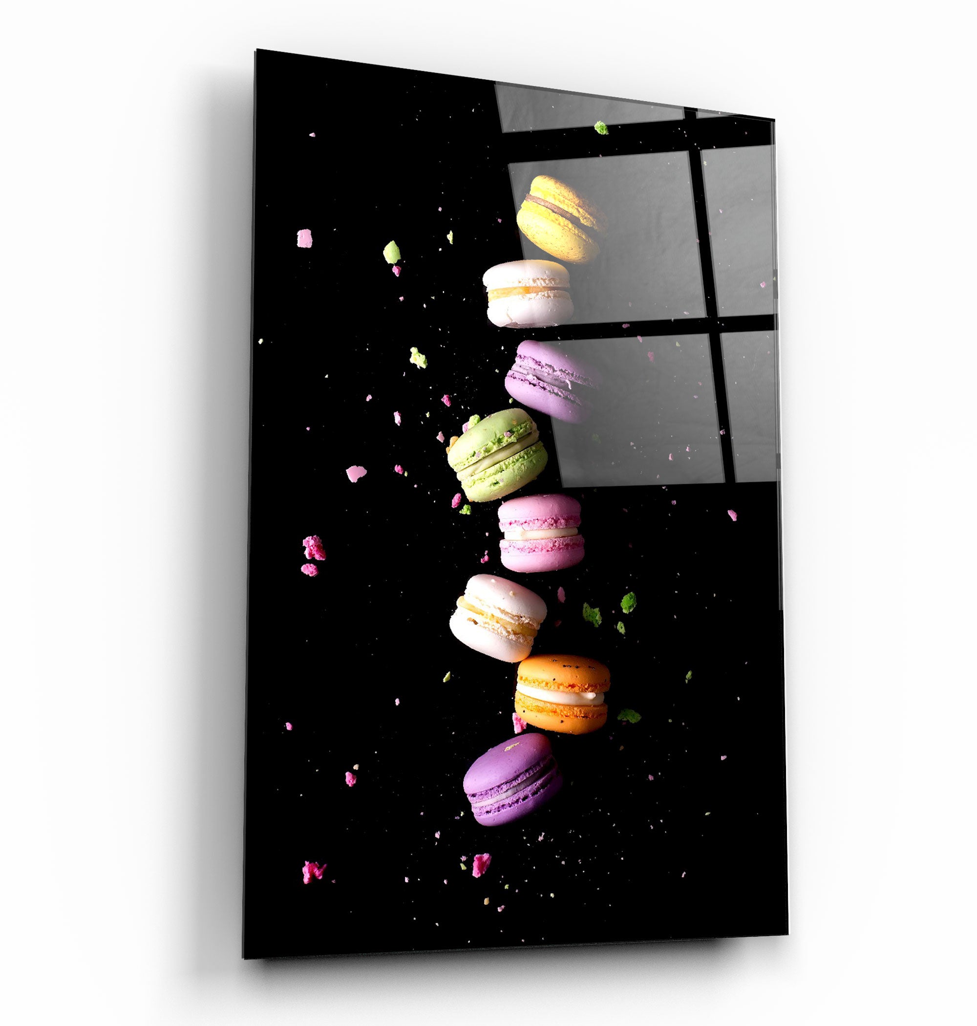 ・"Macaroons"・Glass Wall Art