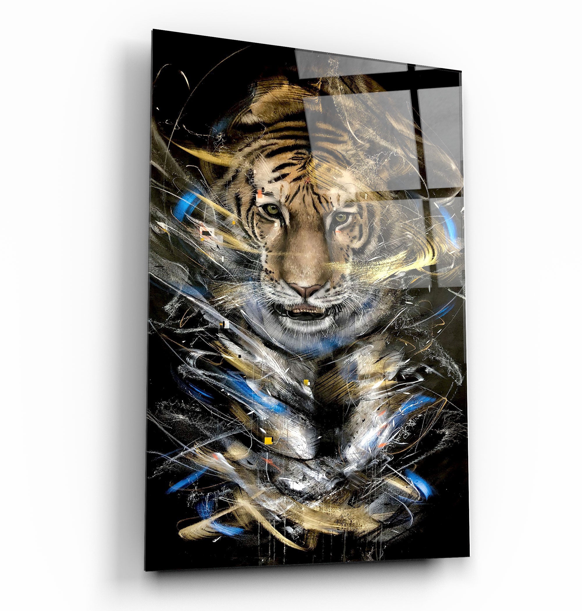 ・"Tigre "・ART MURAL EN VERRE