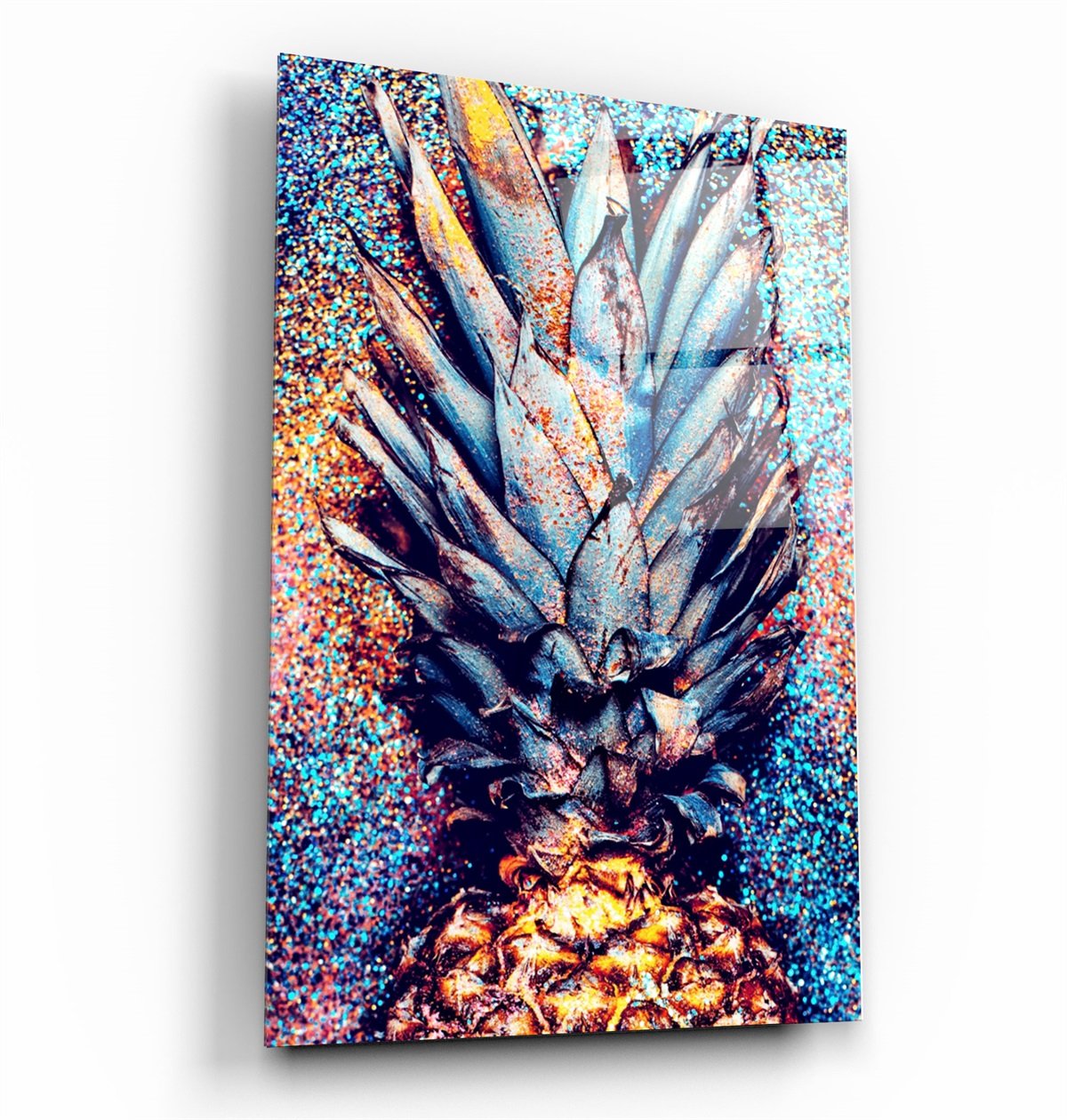 ・"Pineapple V2"・Glass Wall Art