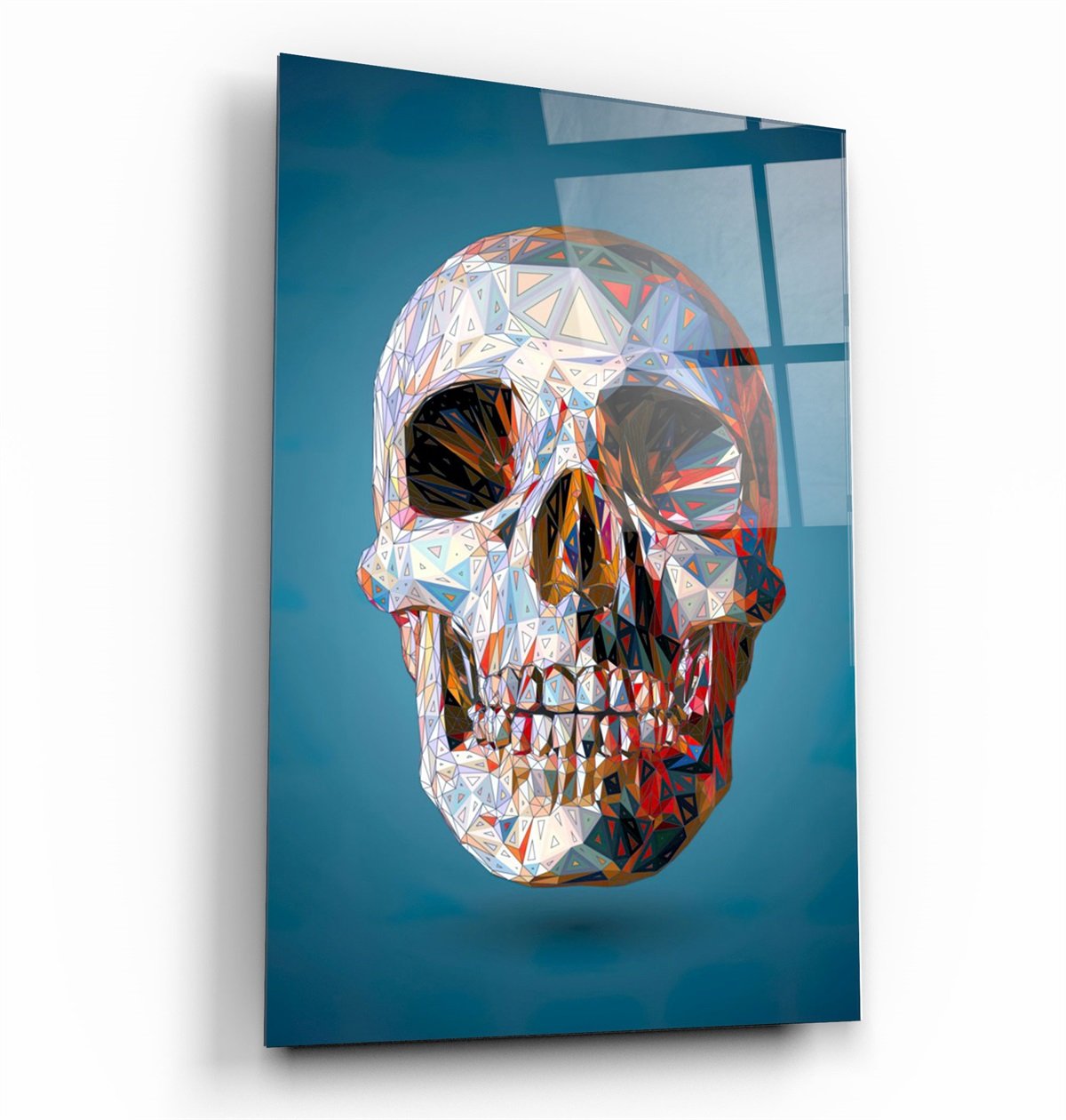 ・"Skullart"・Art mural en verre