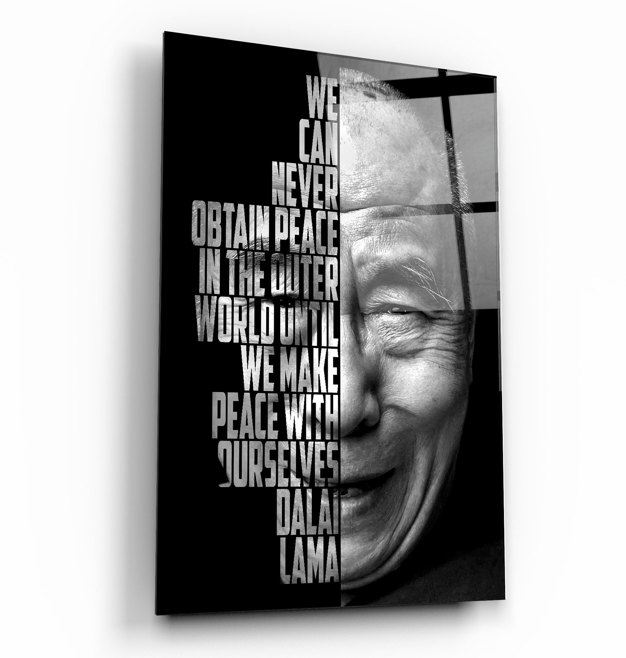 ・„Dalai Lama“・Designer-Kollektion <tc>Glasbild</tc>