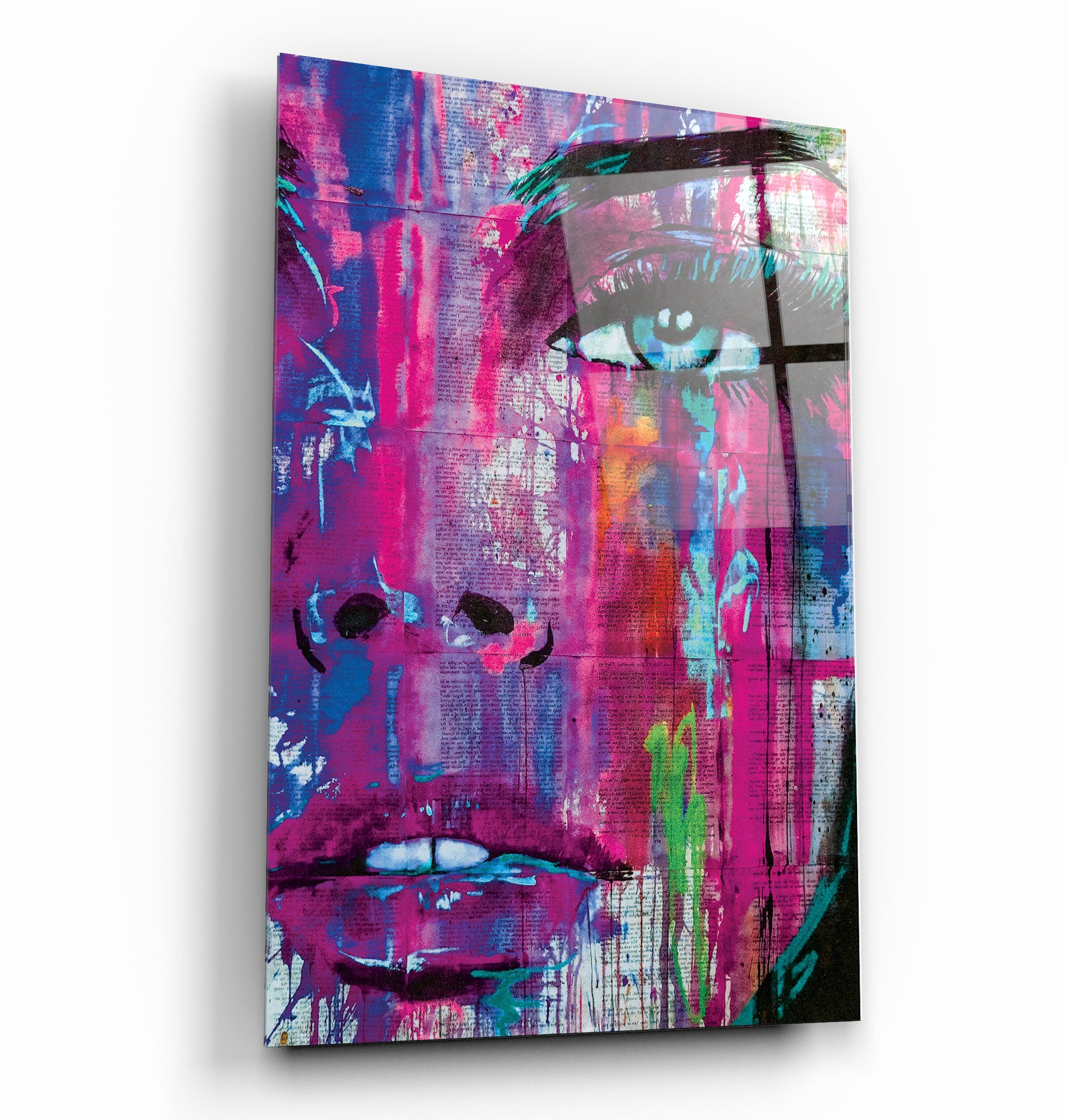 ・"Woman Face"・Glass Wall Art