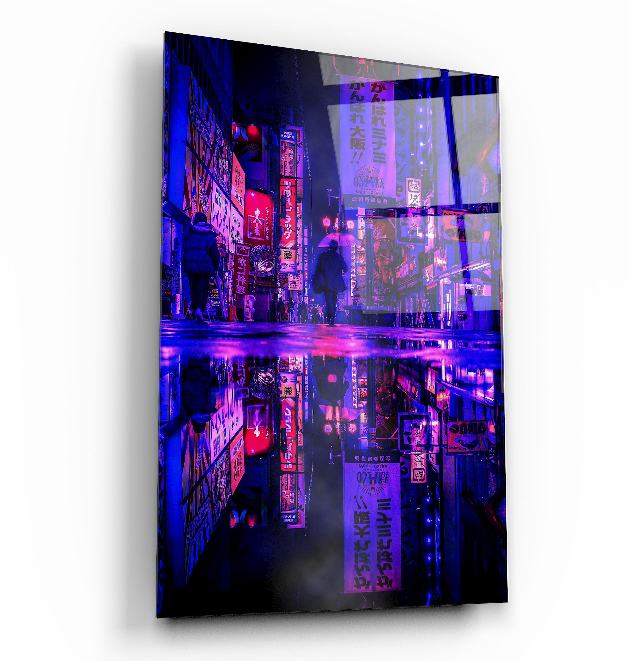 ・"A Night From Osaka"・Glass Wall Art