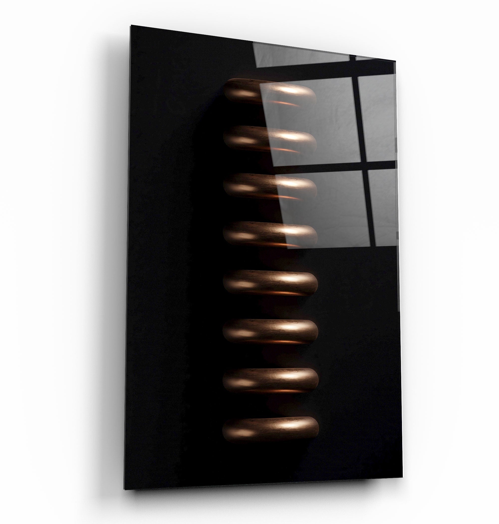 Bronze Rings | Designers Collection Glass Wall Art