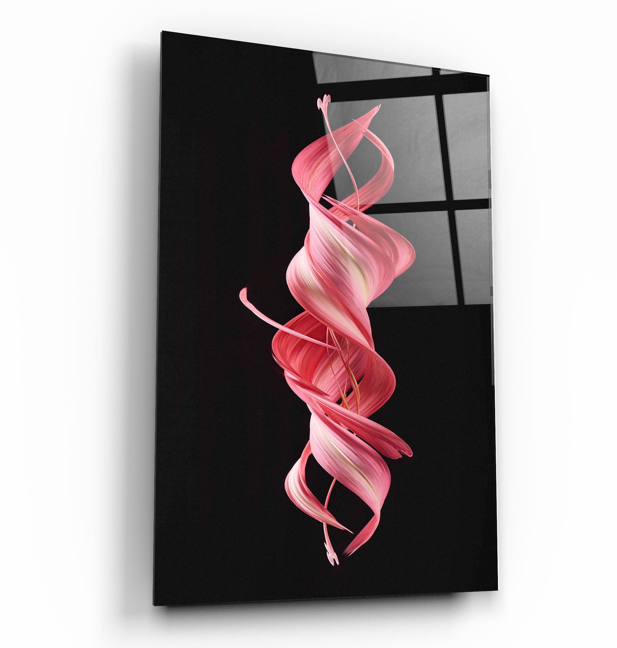 ・"Twisted"・Designer's Collection Glass Wall Art