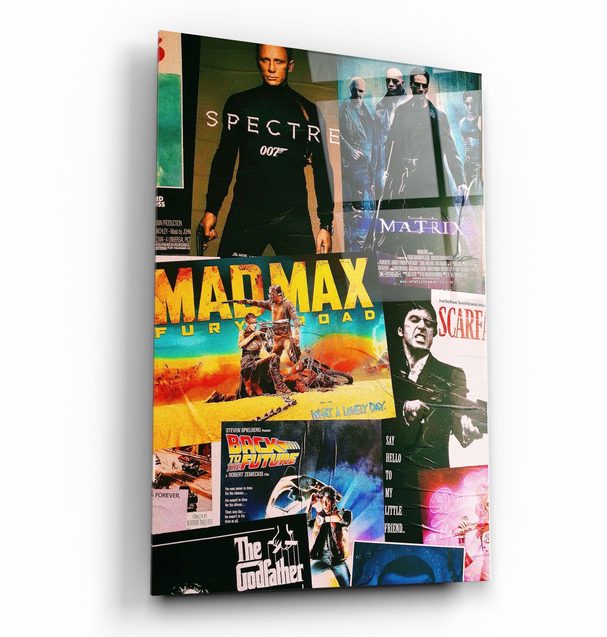 ・"Movie Posters"・Designer's Collection Glass Wall Art