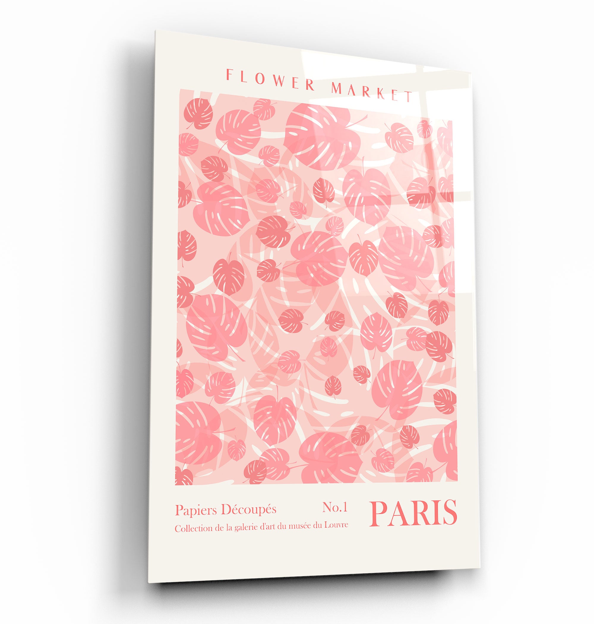 ・"Flower Market No:1 Paris"・Gallery Print Collection Glass Wall Art