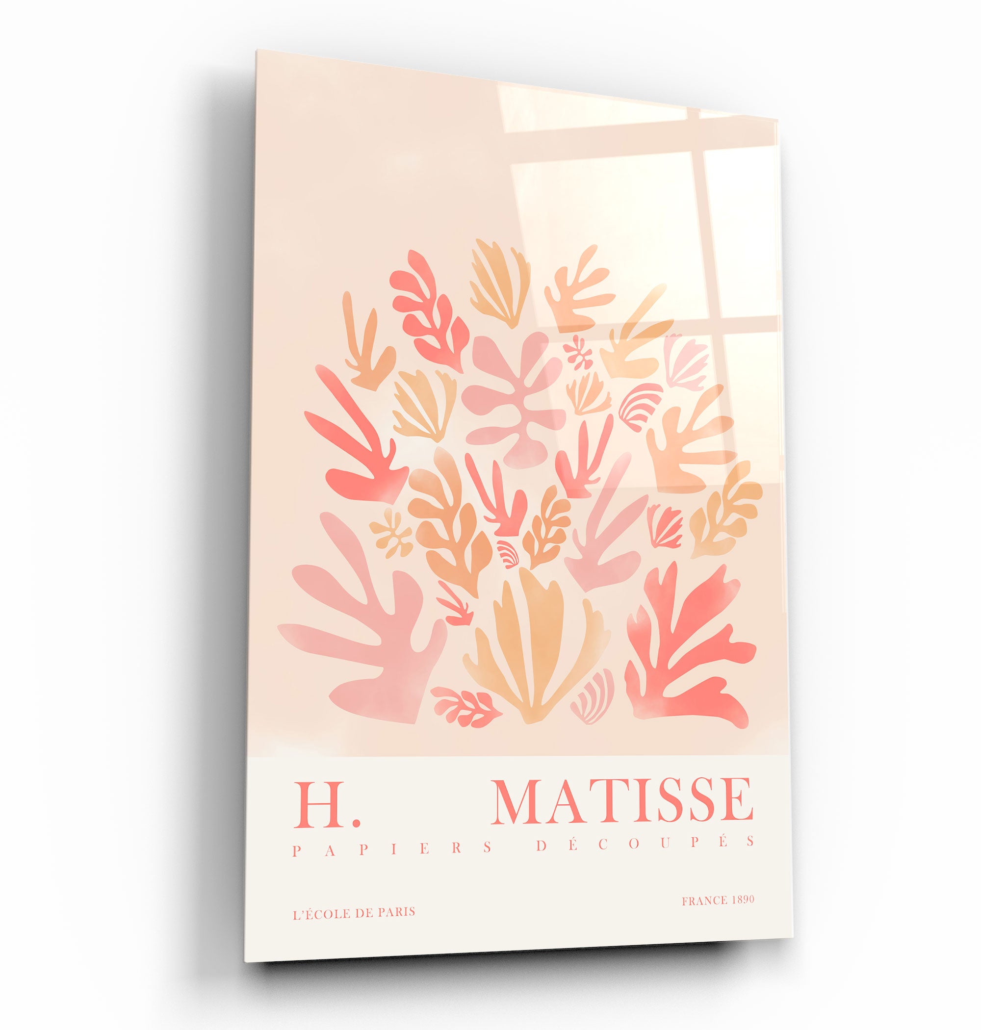 ・"H. Matisse 1890"・Gallery Print Collection Glass Wall Art