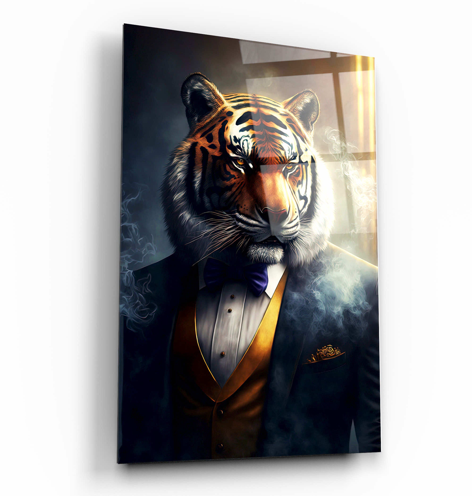 ・„Mr. Tiger“・Secret World Collection <tc>Glasbild</tc>