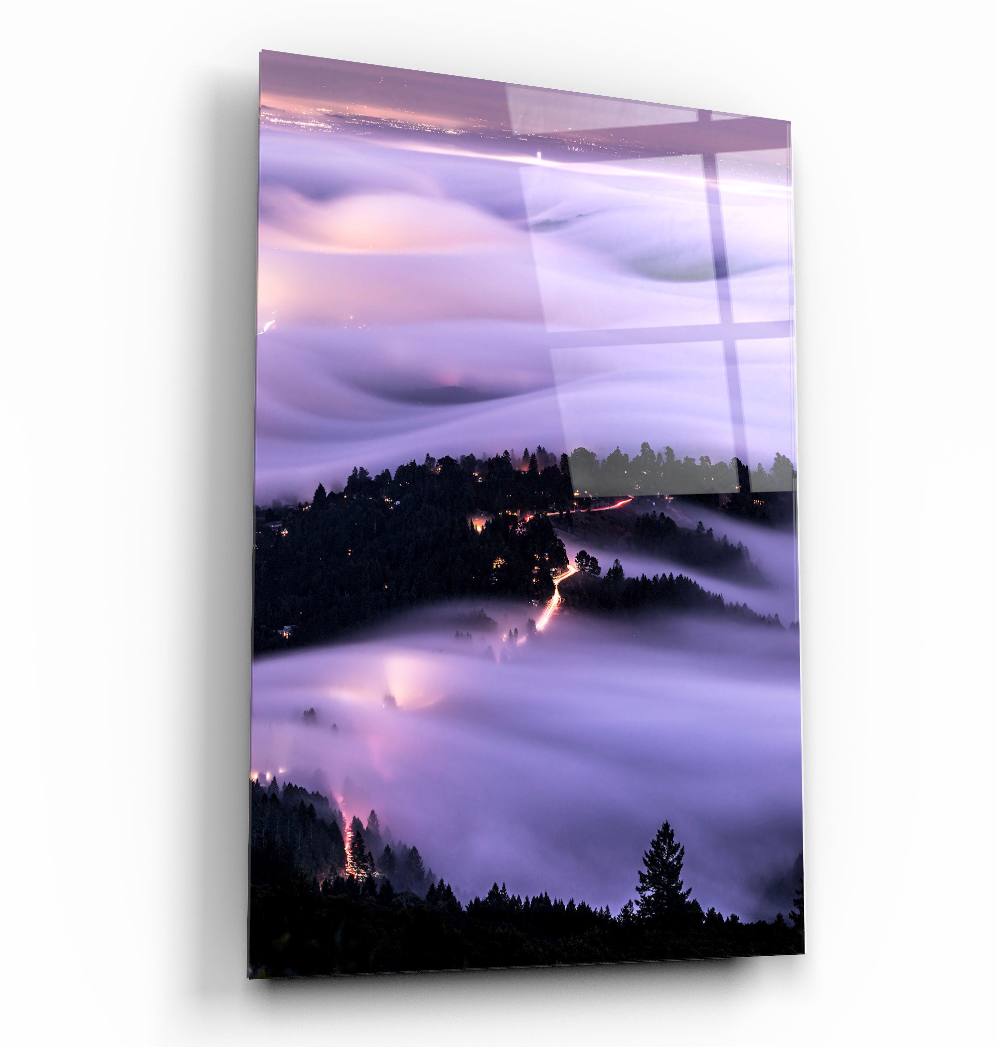 ・„Mt. Tamalpais, Kalifornien, USA“・<tc>Glasbild</tc>