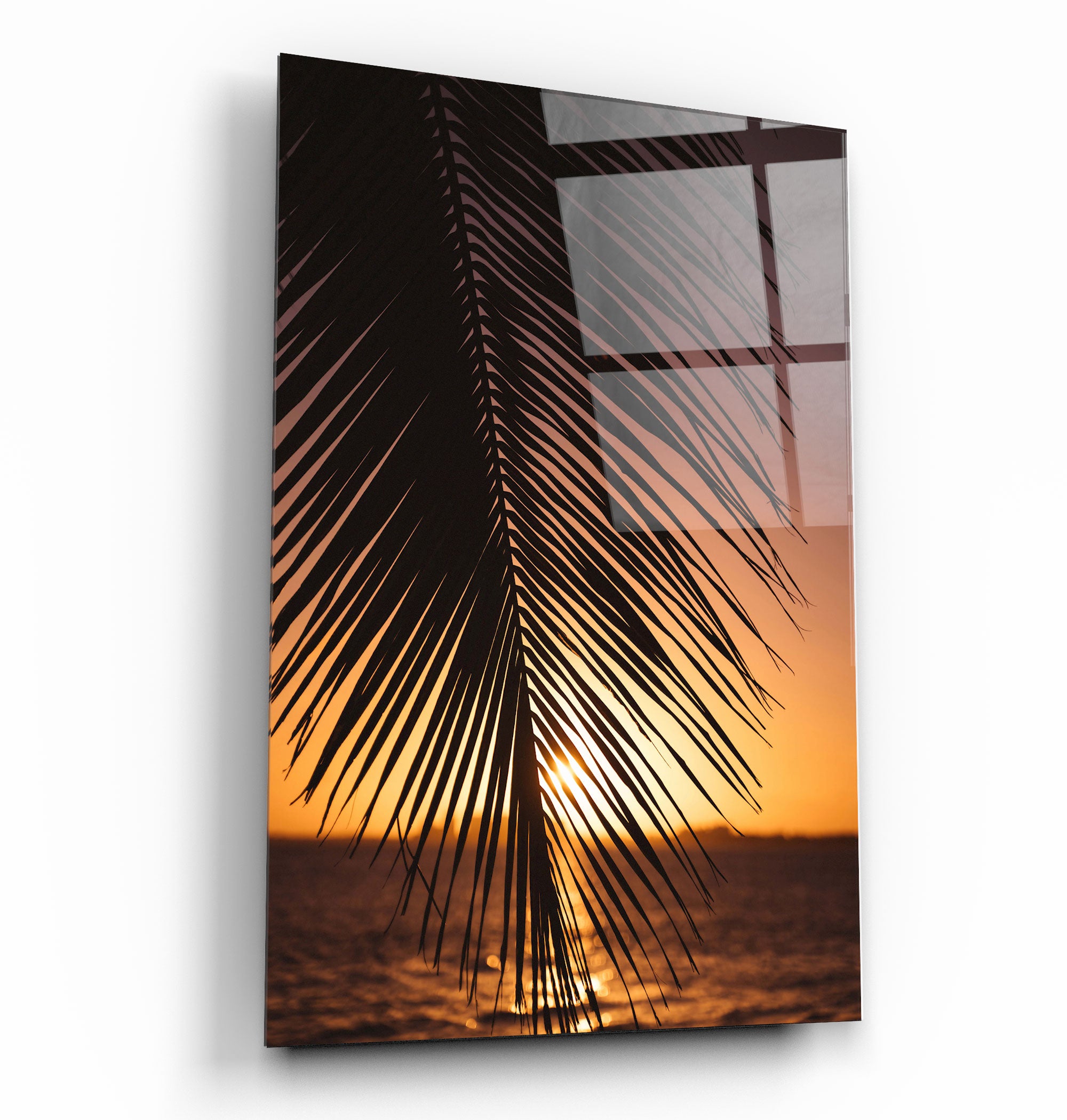 ・"Key Biscayne Sunset, USA"・Glass Wall Art