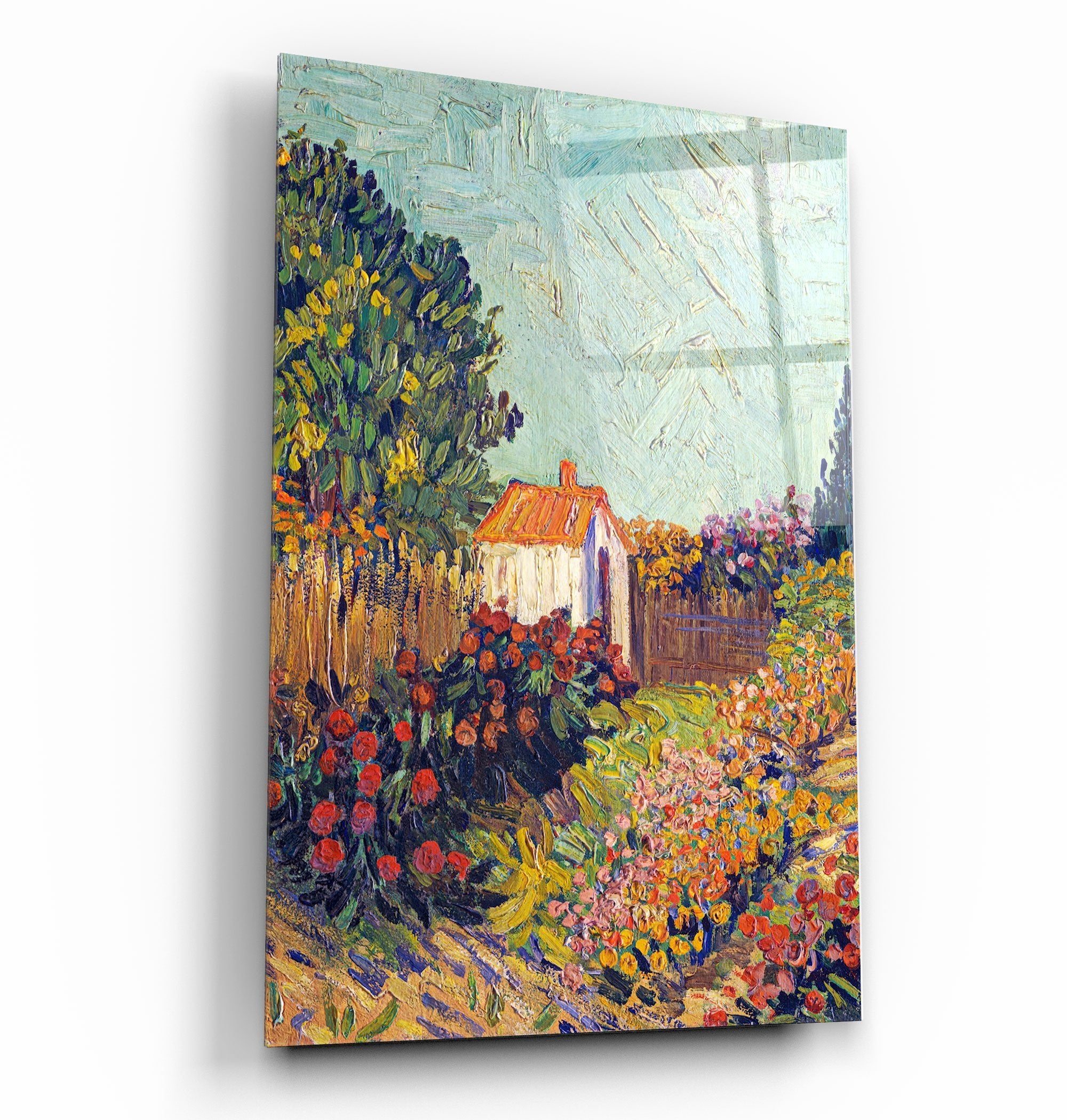 ・"Landscape (1925–1928) by Vincent van Gogh"・Glass Wall Art
