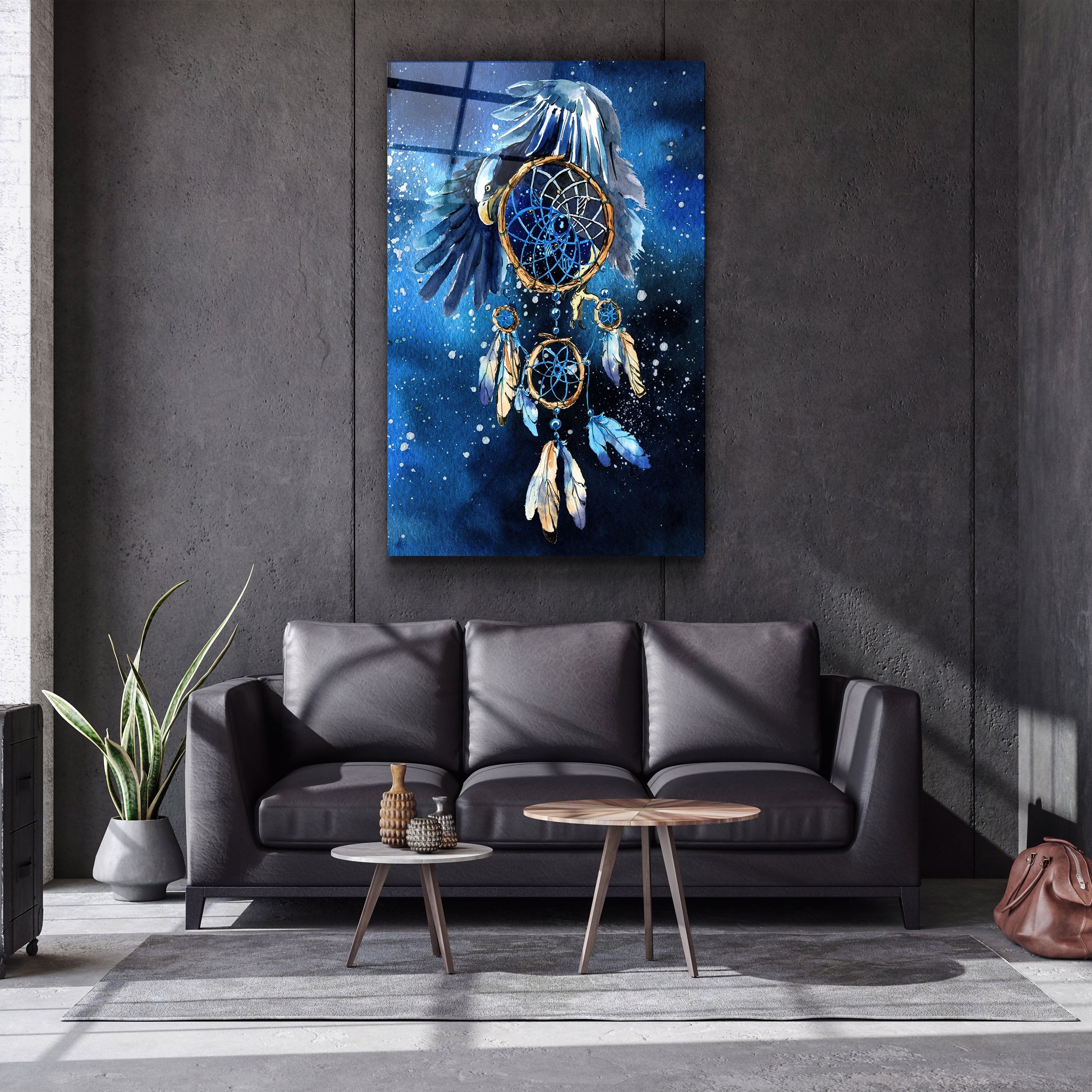 ・"The Dream Catcher"・Glass Wall Art