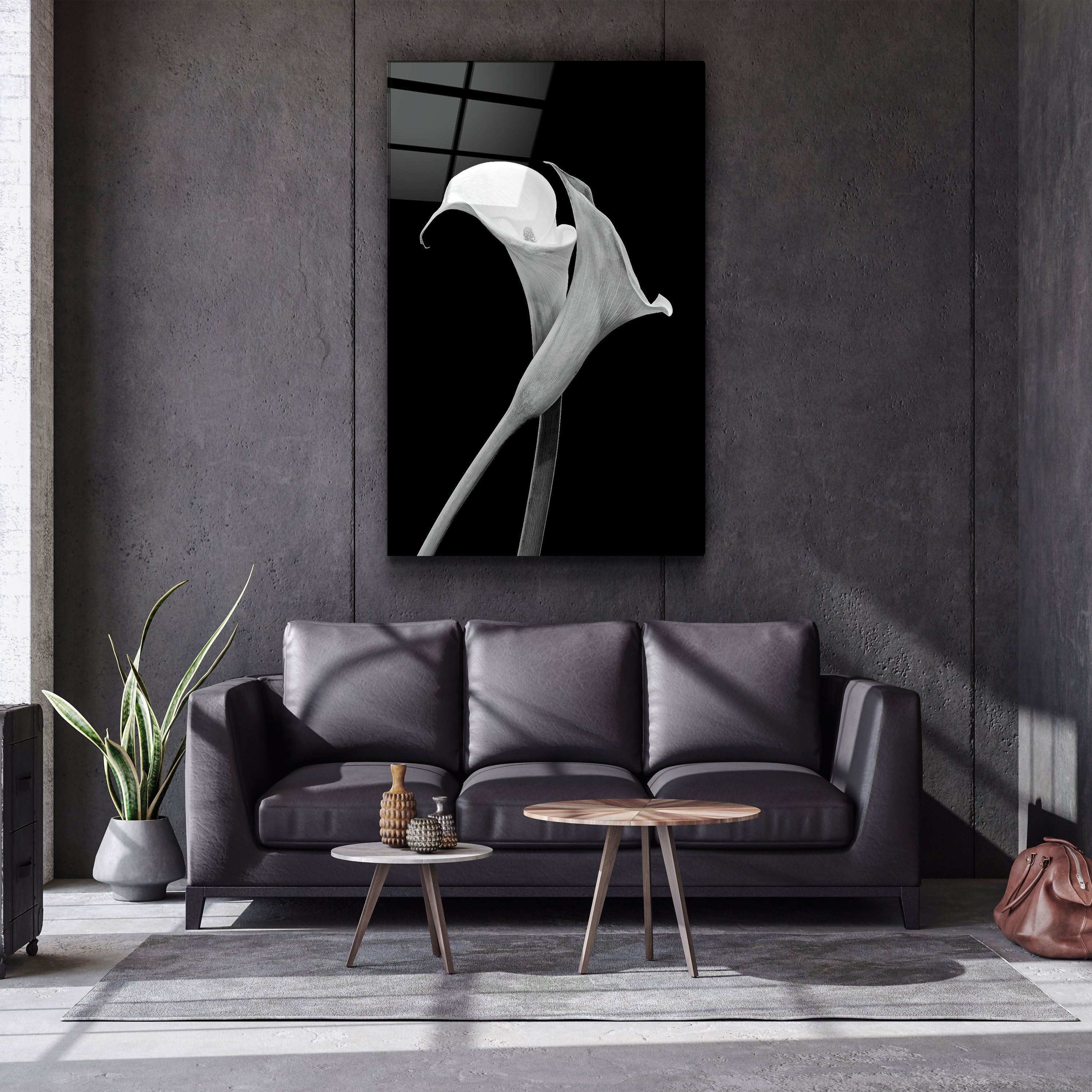 ・"Arum Lily"・Glass Wall Art