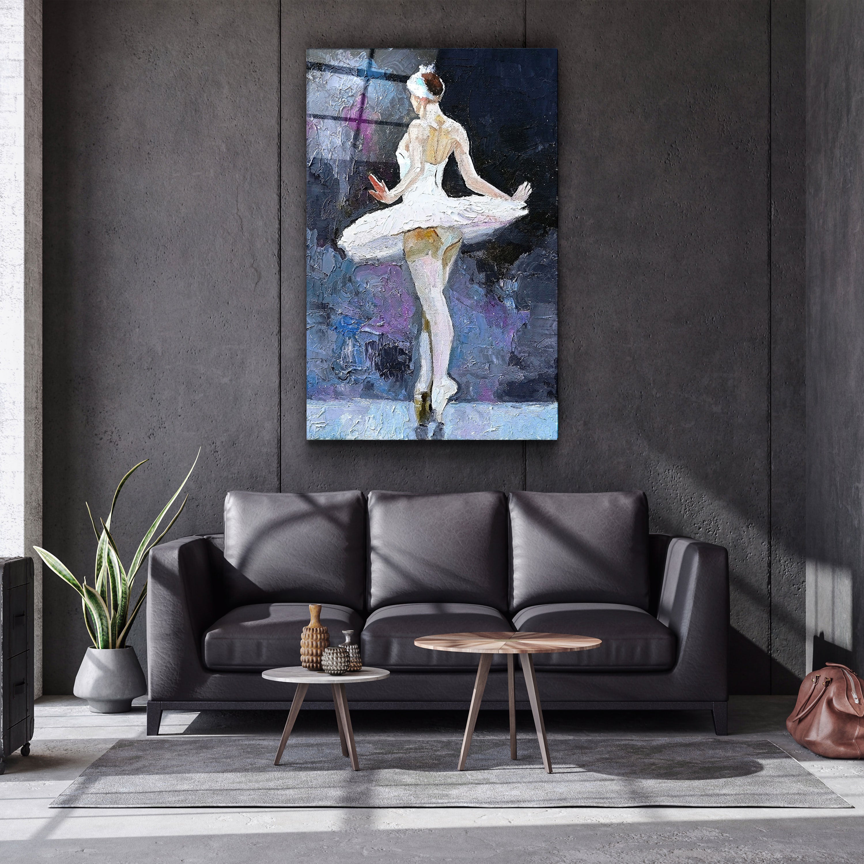 ・"Ballerine"・Art mural en verre