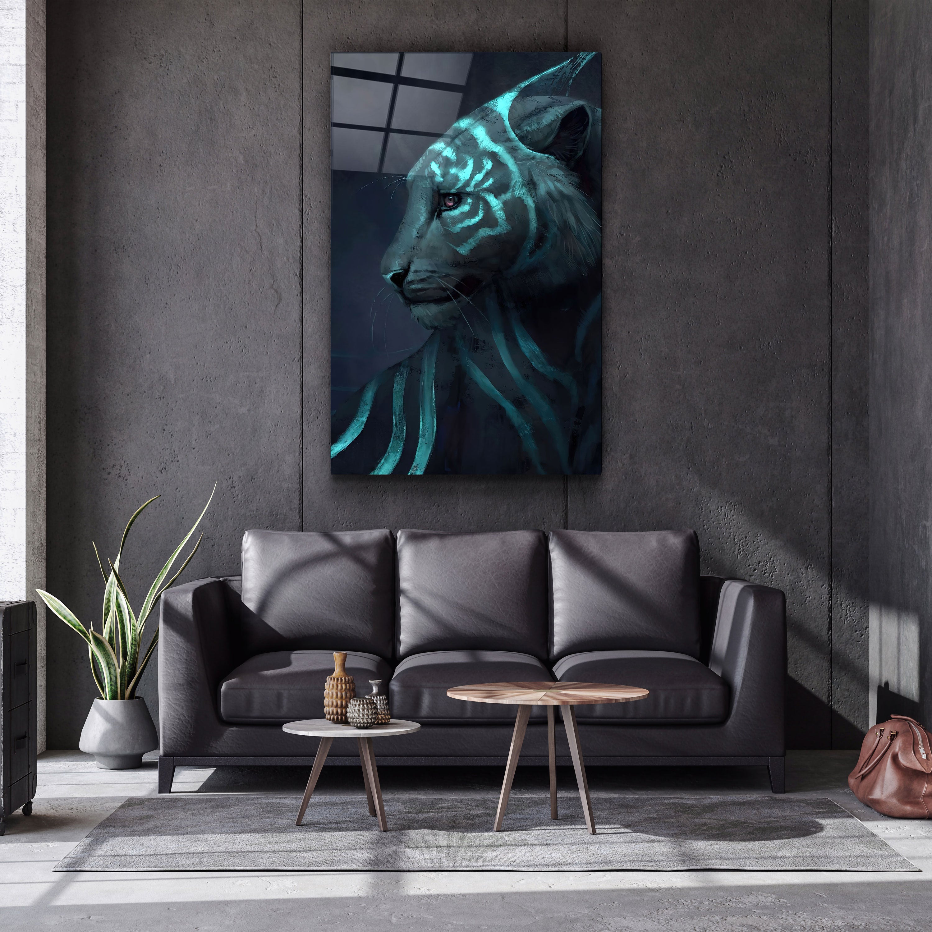 ・"Tigre"・ART MURAL EN VERRE