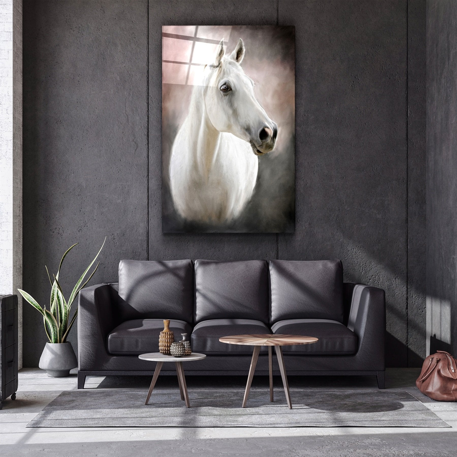 ・"Horse"・Glass Wall Art