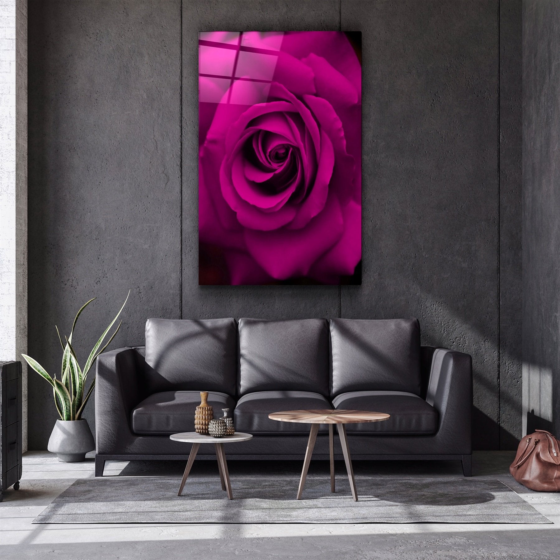 ・„Rose“・<tc>Glasbild</tc>