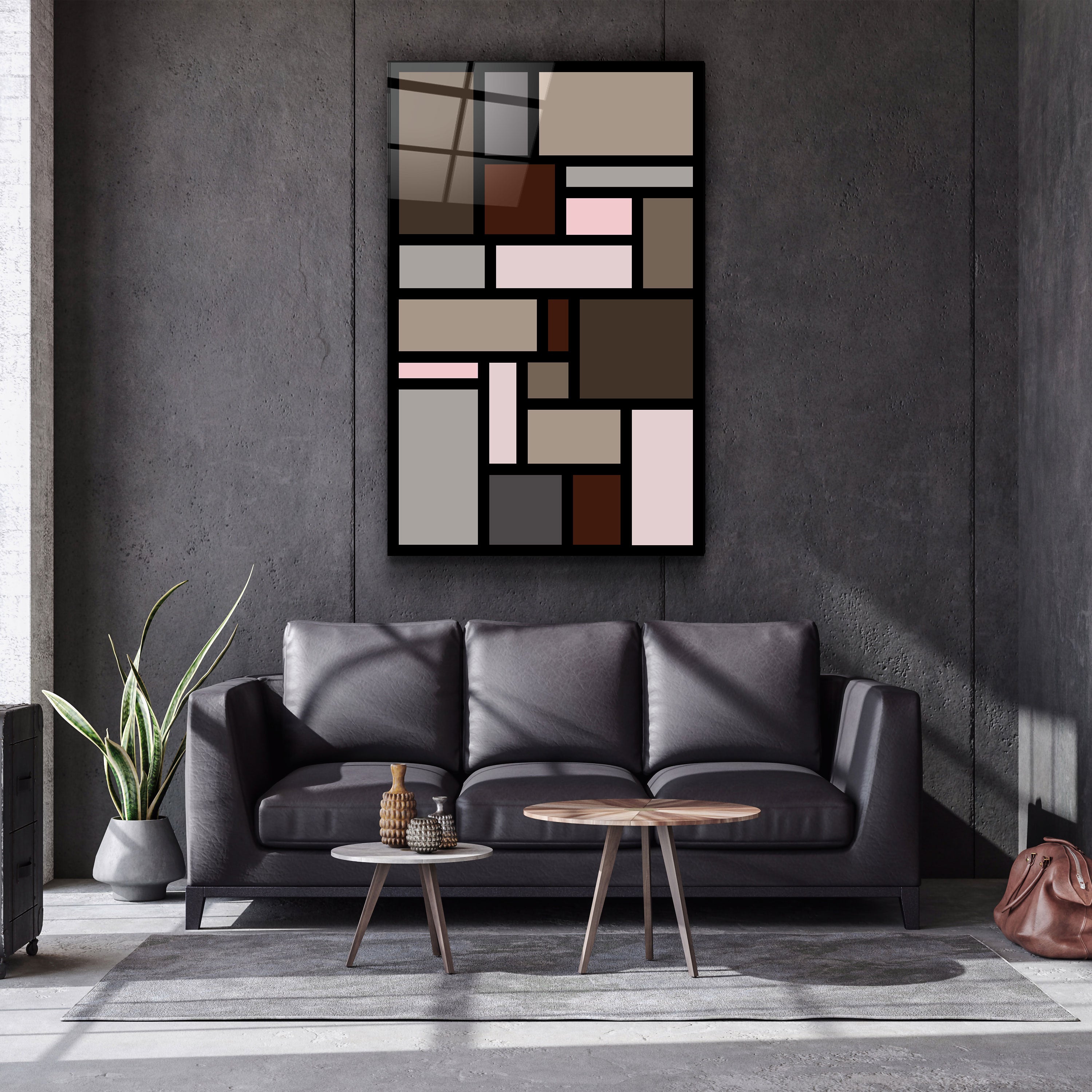 ・« Poudre »・Art mural en verre de la collection du designer