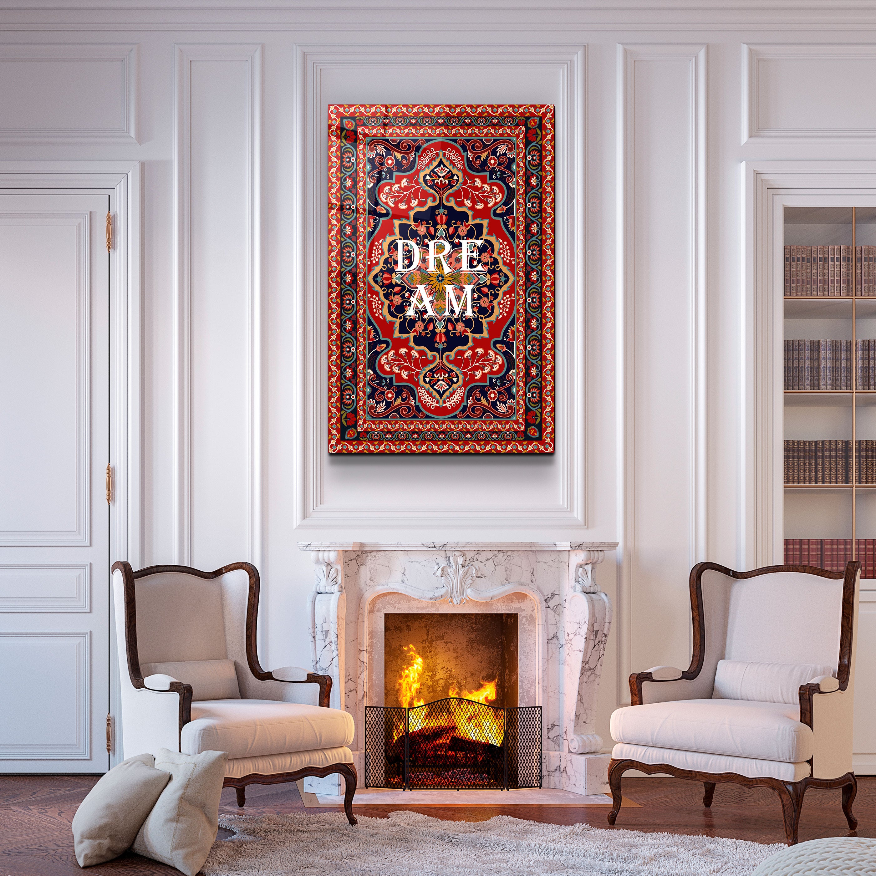 ・"Tapis de rêve"・Art mural en verre de la collection Designers