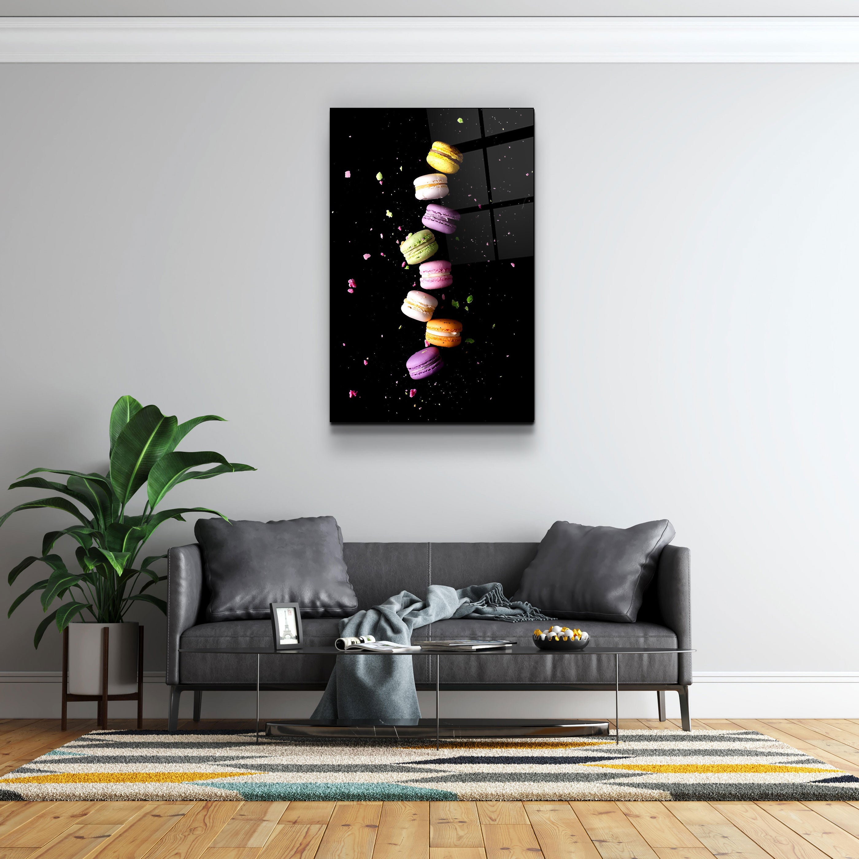 ・"Macarons"・Art mural en verre