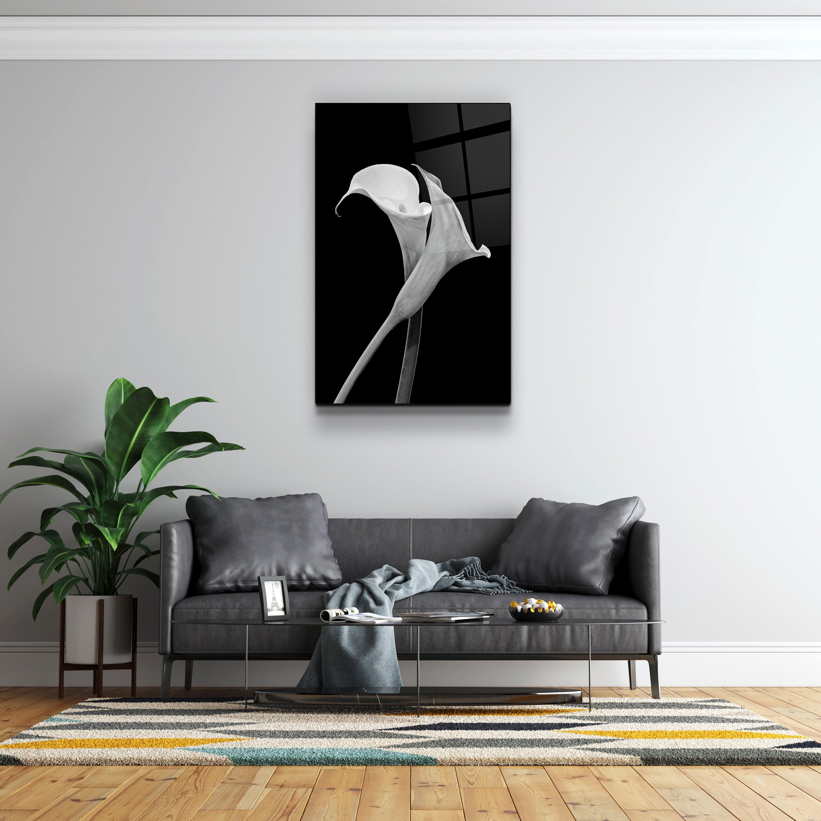 ・"Arum Lily"・Glass Wall Art