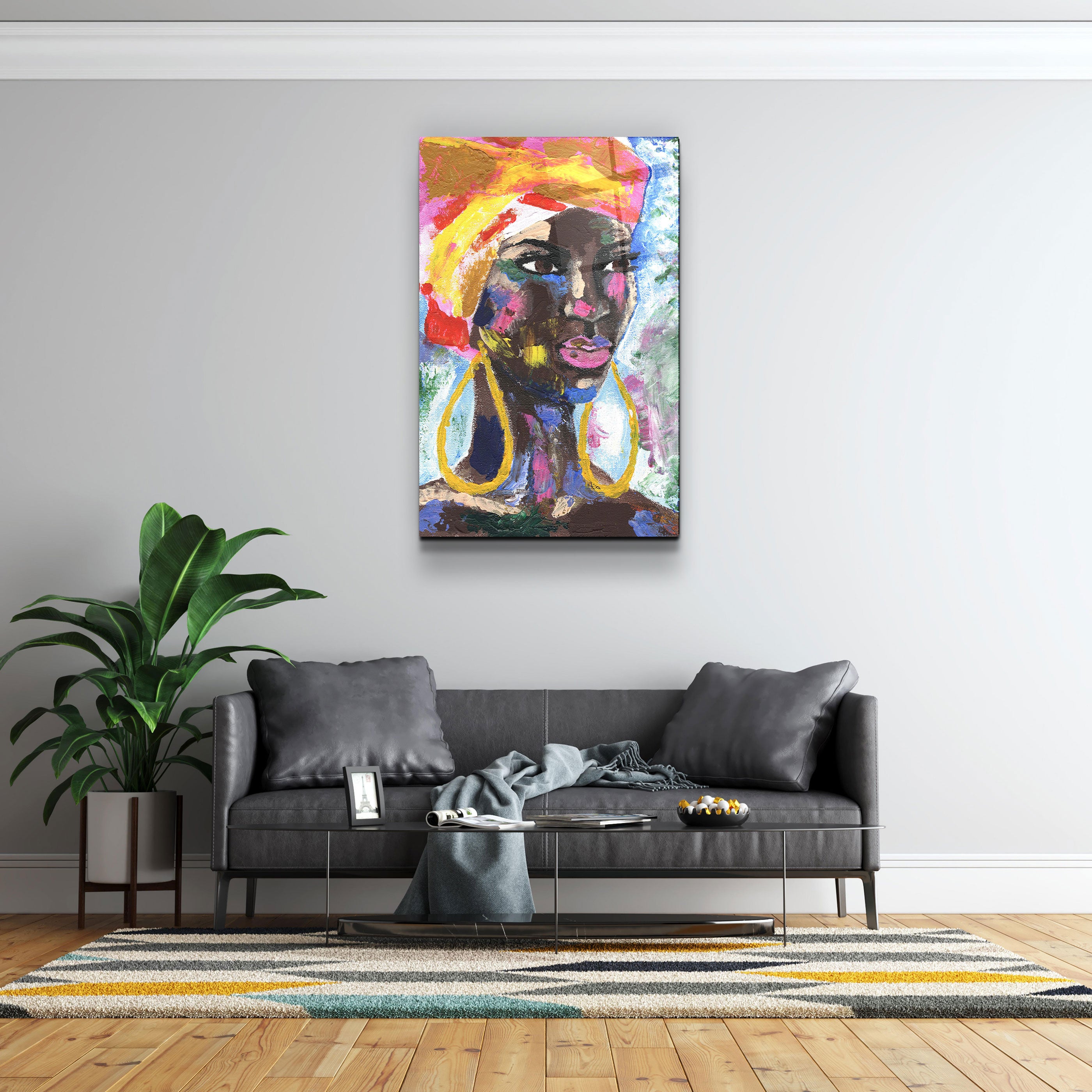 ・"Beauty Of Africa"・Glass Wall Art