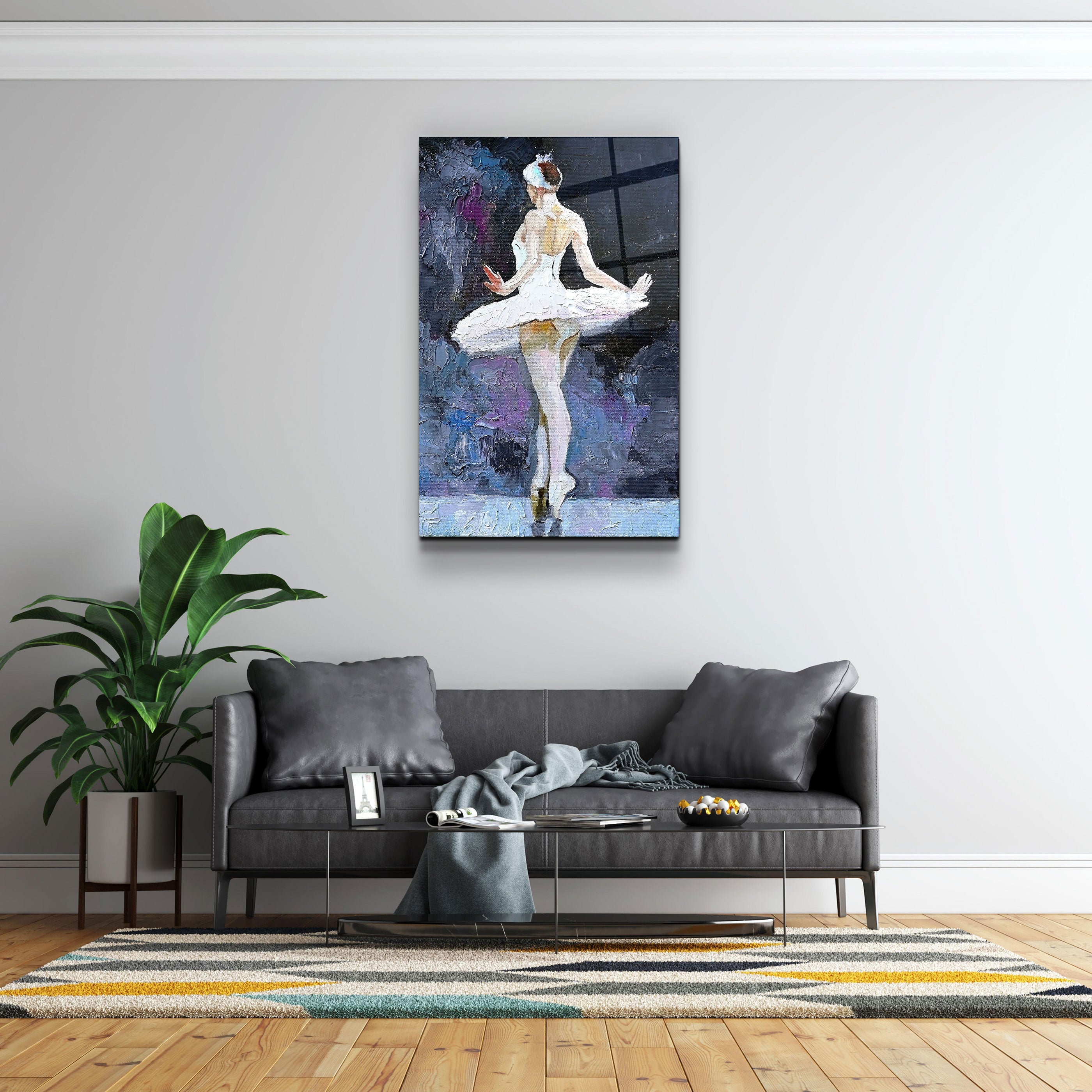 ・"Ballerina"・Glass Wall Art