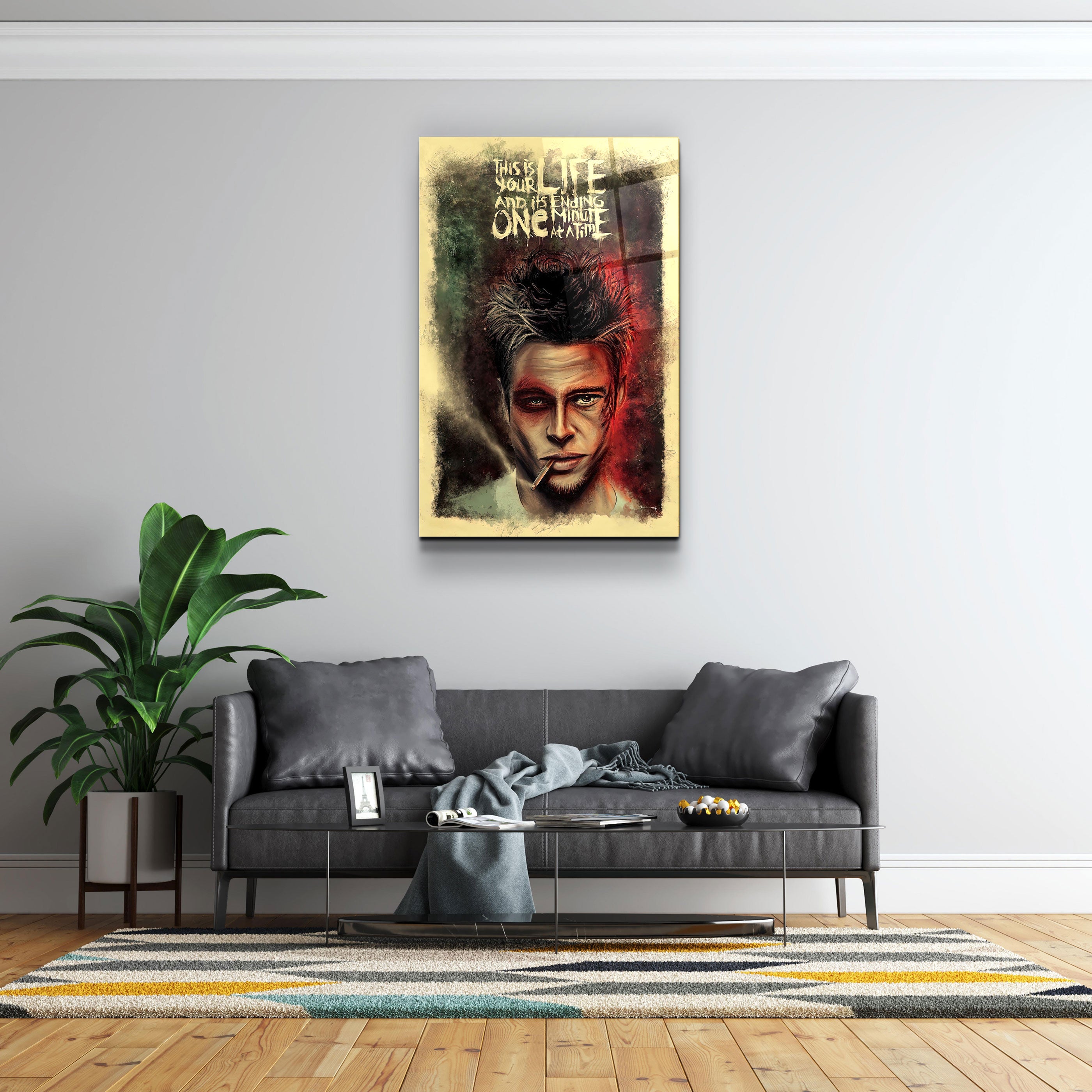 ・"Fight Club V1"・GLASS WALL ART