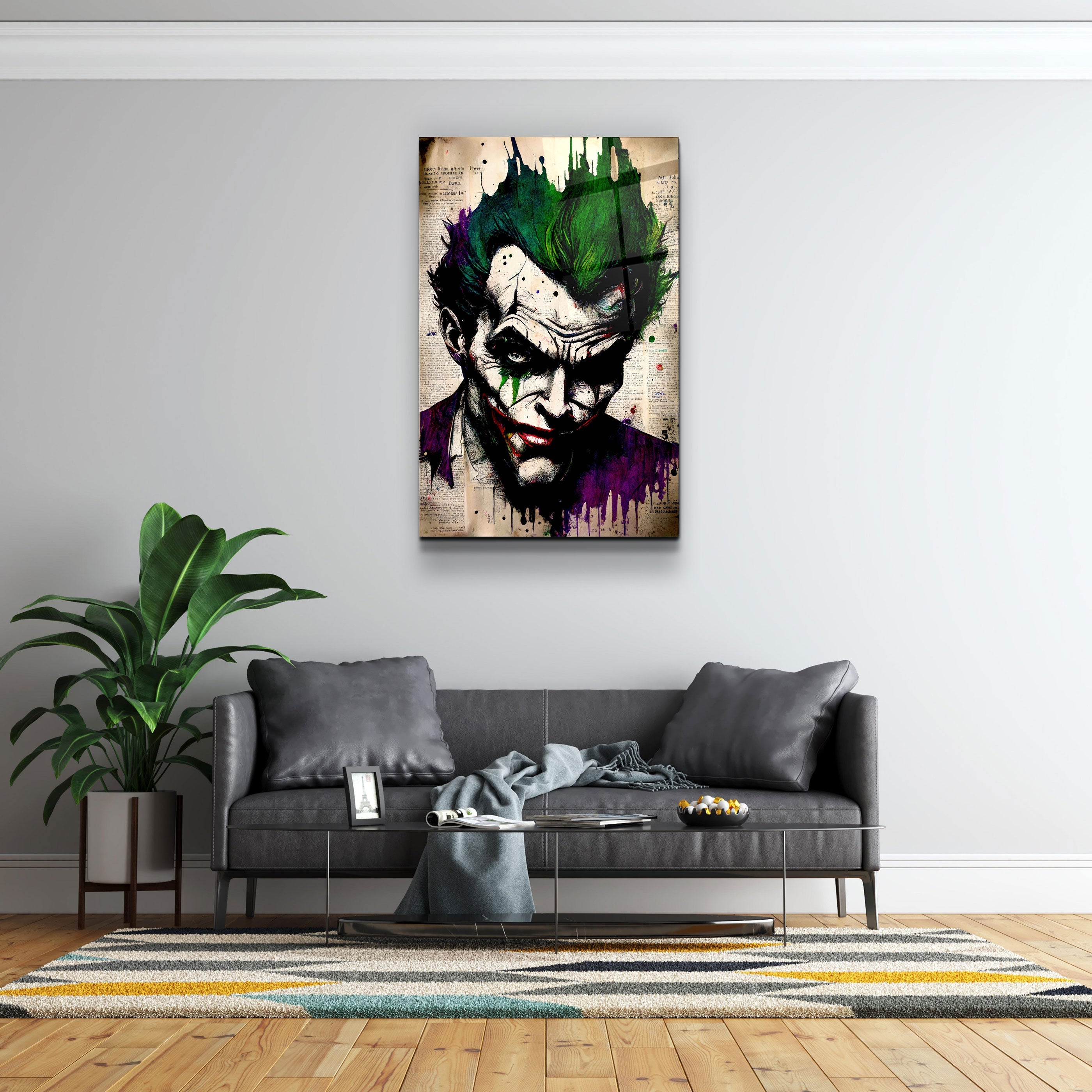 ・"Joker Redesigned"・Designer's Collection Glass Wall Art
