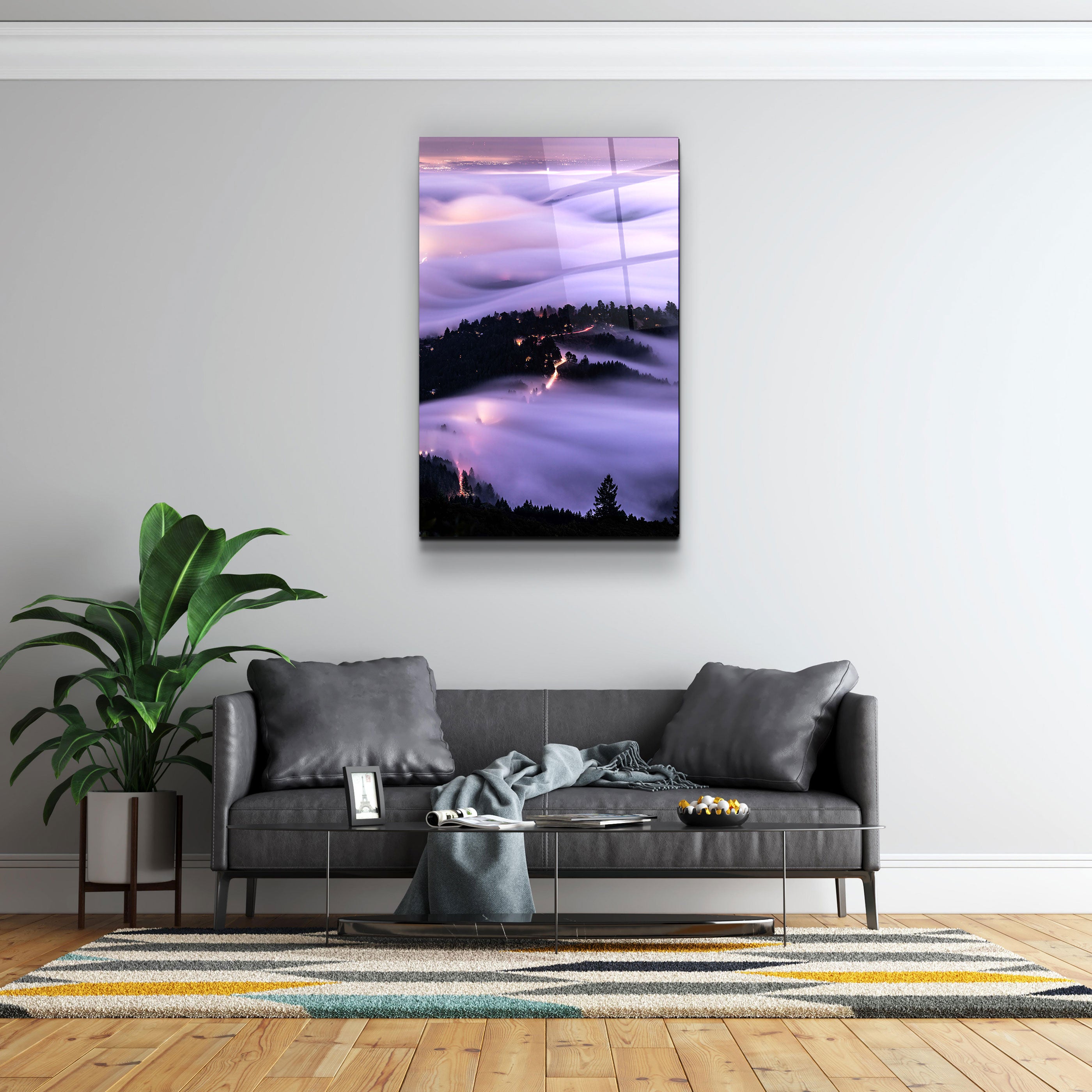 ・"Mt Tamalpais, California, USA"・Glass Wall Art