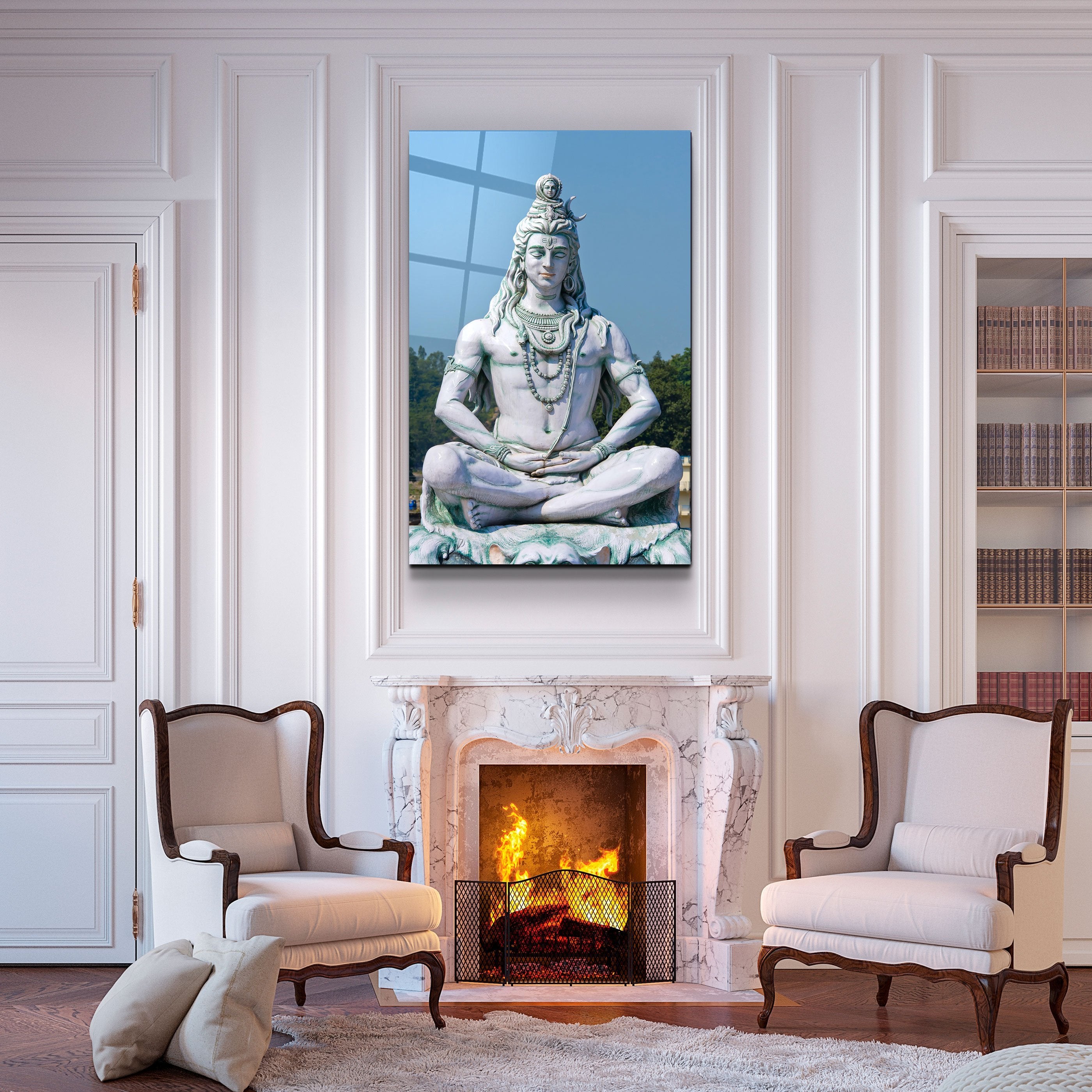 ・"Sculpture Shiva"・Art mural en verre