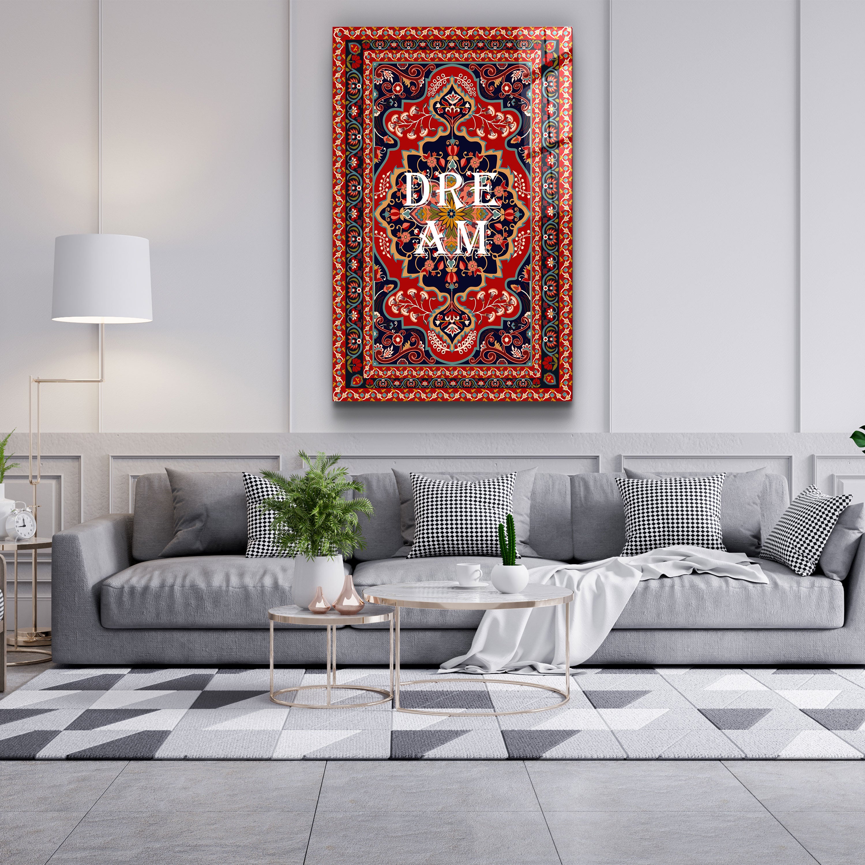 ・"Tapis de rêve"・Art mural en verre de la collection Designers