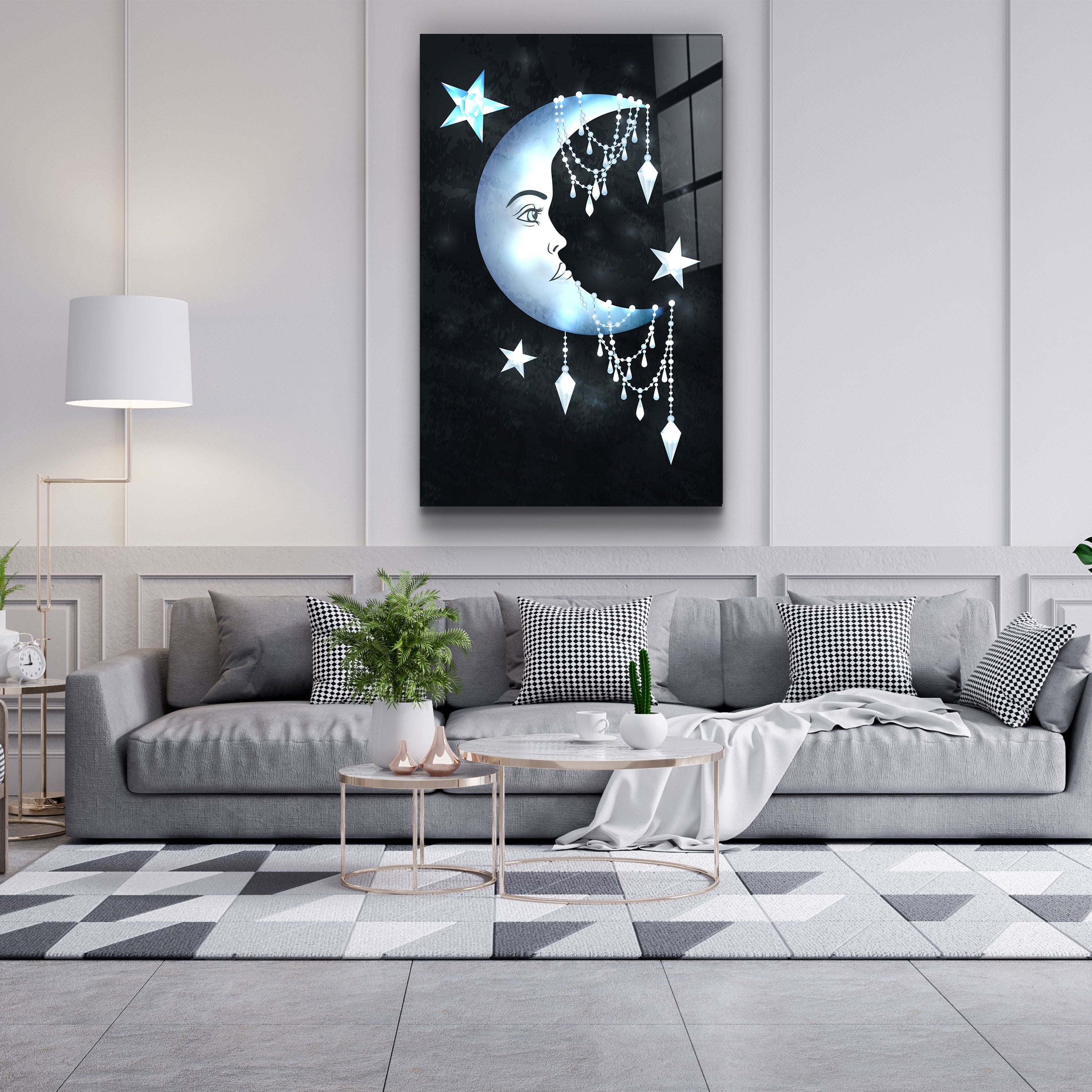 ・"Falabella Stars"・Glass Wall Art